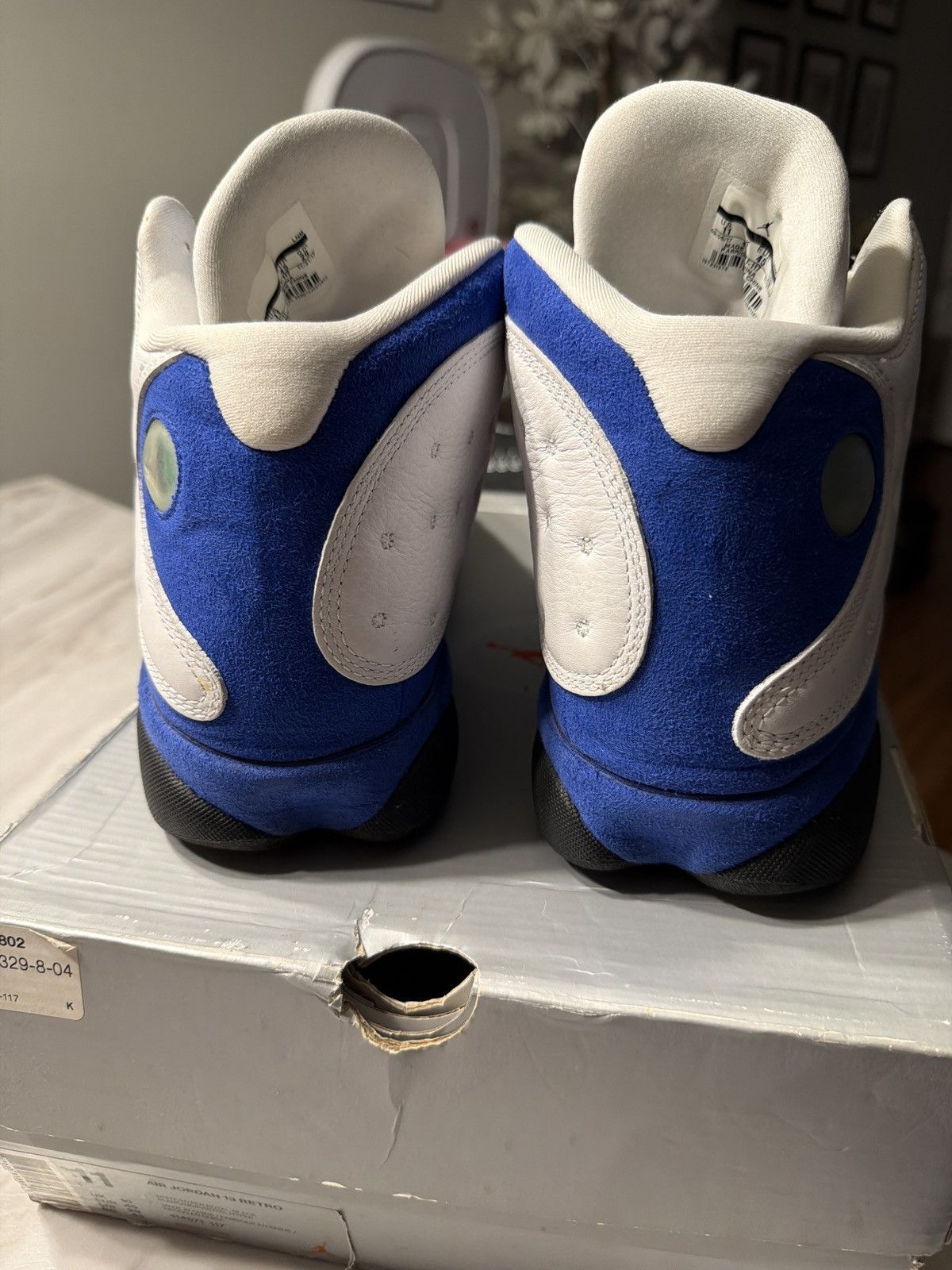 Jordan Brand Jordan 13 Retro White Hyper Royal Size US 11 / EU 44 - 4 Thumbnail