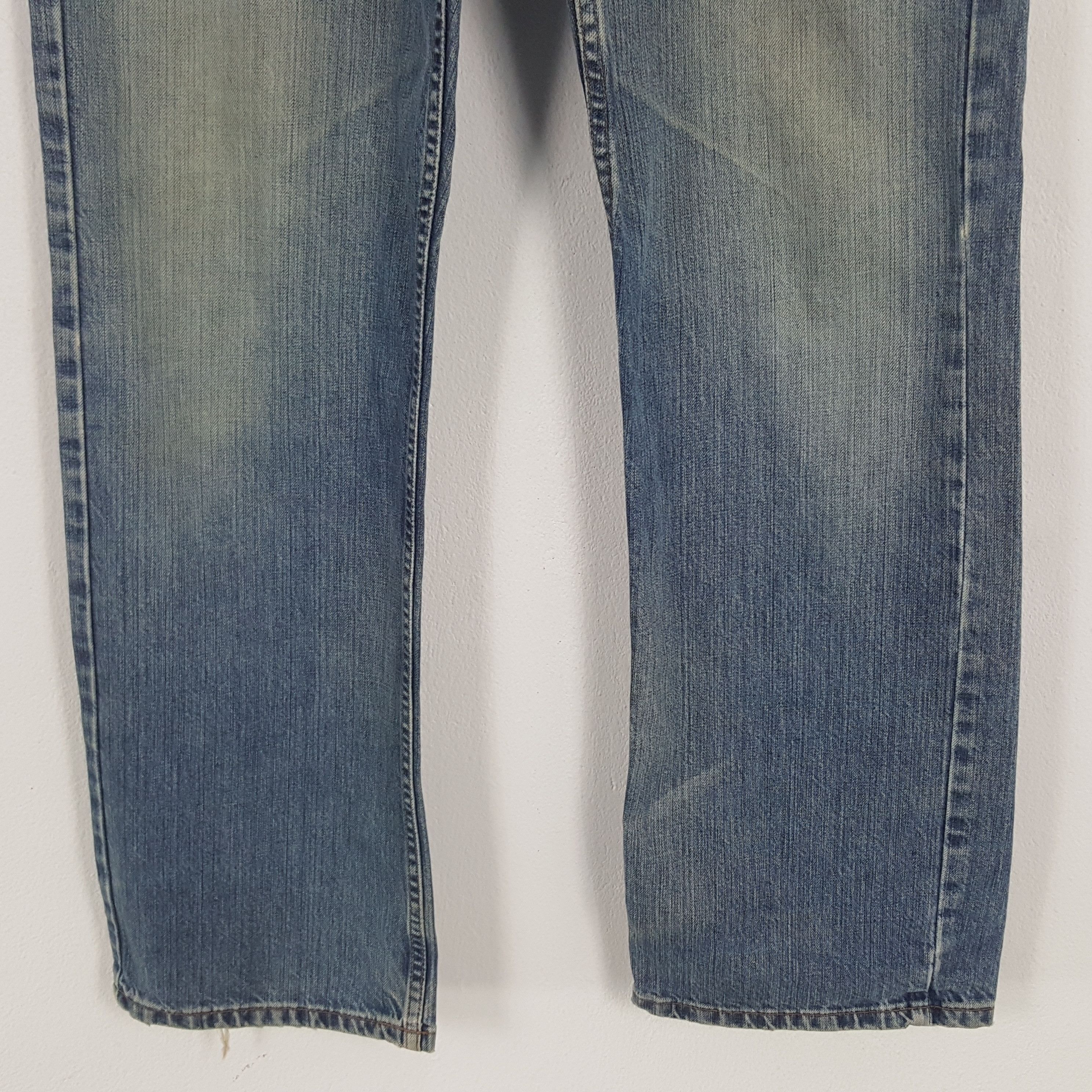 Stussy × Vintage Vintage Stussy Streetwear Custom Art Big Logo Denim Jeans Size US 35 - 5 Thumbnail