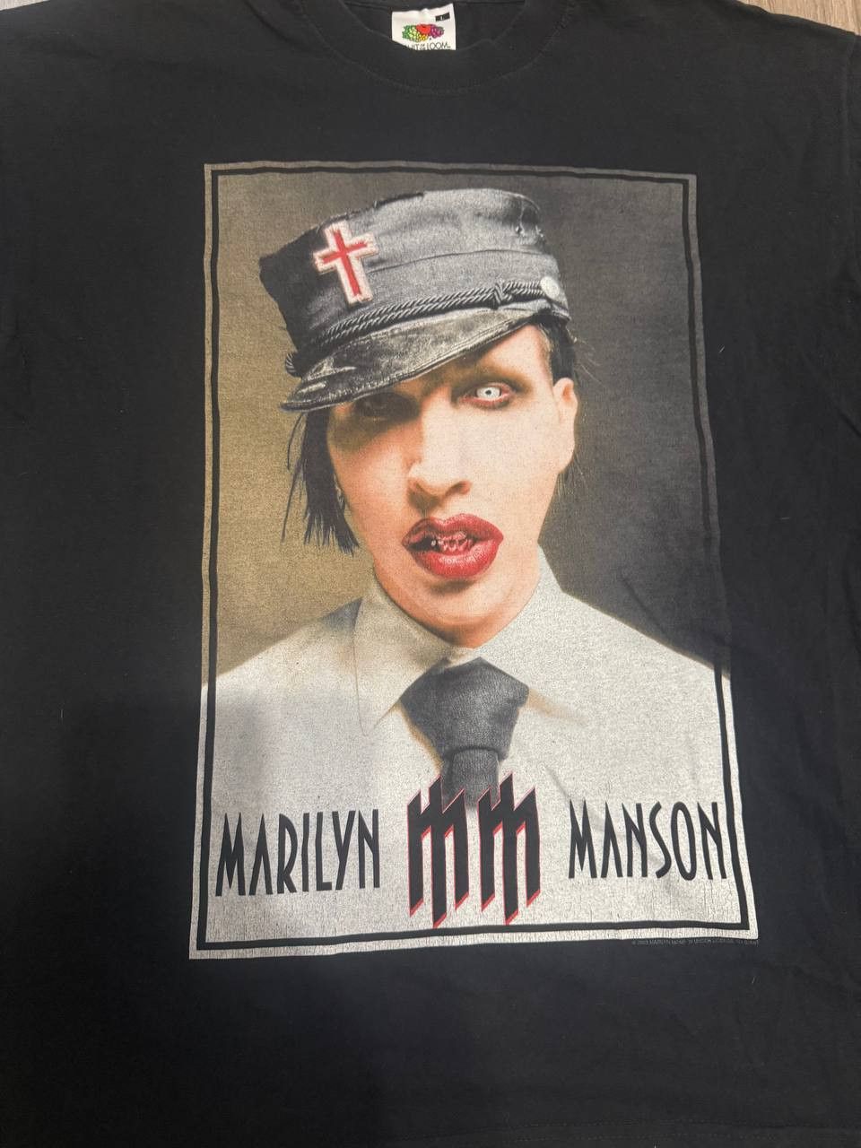 Fruit Of The Loom Marilyn Manson Golden Age Of Grotesque Vintage2003World Tour Size US L / EU 52-54 / 3 - 3 Thumbnail