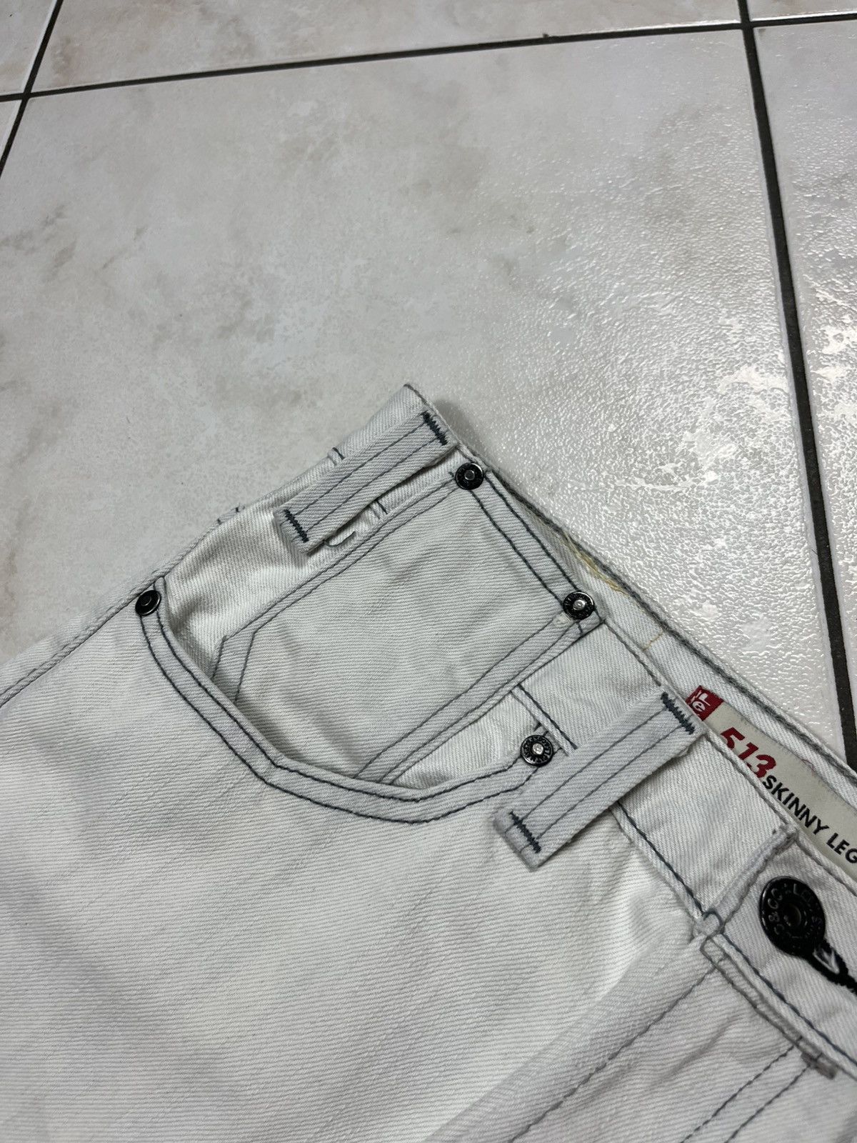 Designer × Levi's × Vintage Vintage Levi’s 513 skinny leg zip pockets denim jeans pants Size US 30 / EU 46 - 8 Thumbnail