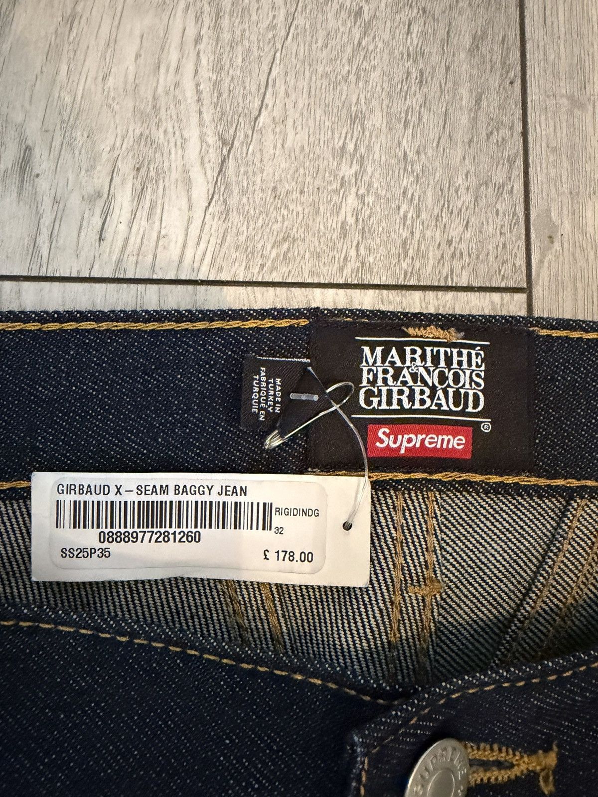 Supreme Supreme x Marithe + Francois Girbaud X-Seam Baggy Jean Size US 32 / EU 48 - 8 Thumbnail