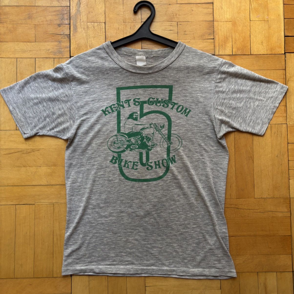 West Coast Choppers Vintage Late 70s Kent’s Custom Bike Show Motorcycle T Shirt Size US M / EU 48-50 / 2 - 2 Thumbnail