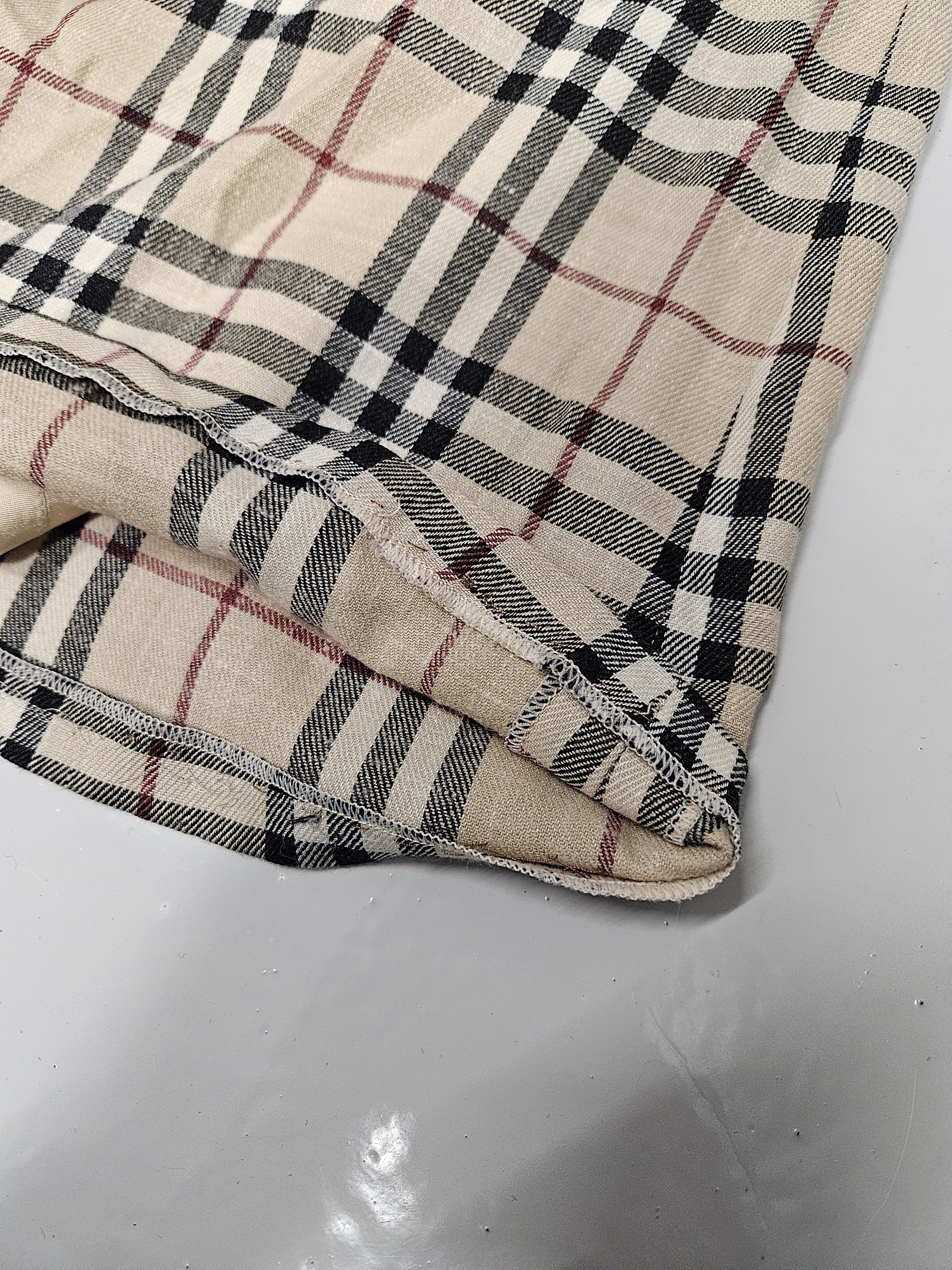 Burberry Vintage y2k burberry nova check wool and linen skirt Size 28" / US 6 / IT 42 - 12 Thumbnail