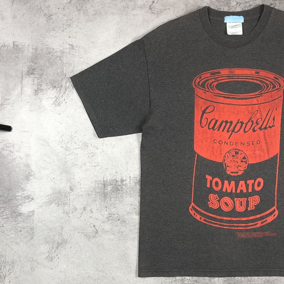 Andy Warhol Vintage Andy Warhol Campbell's Tomato Soup Gingham Tee Size US M / EU 48-50 / 2 - 5 Thumbnail