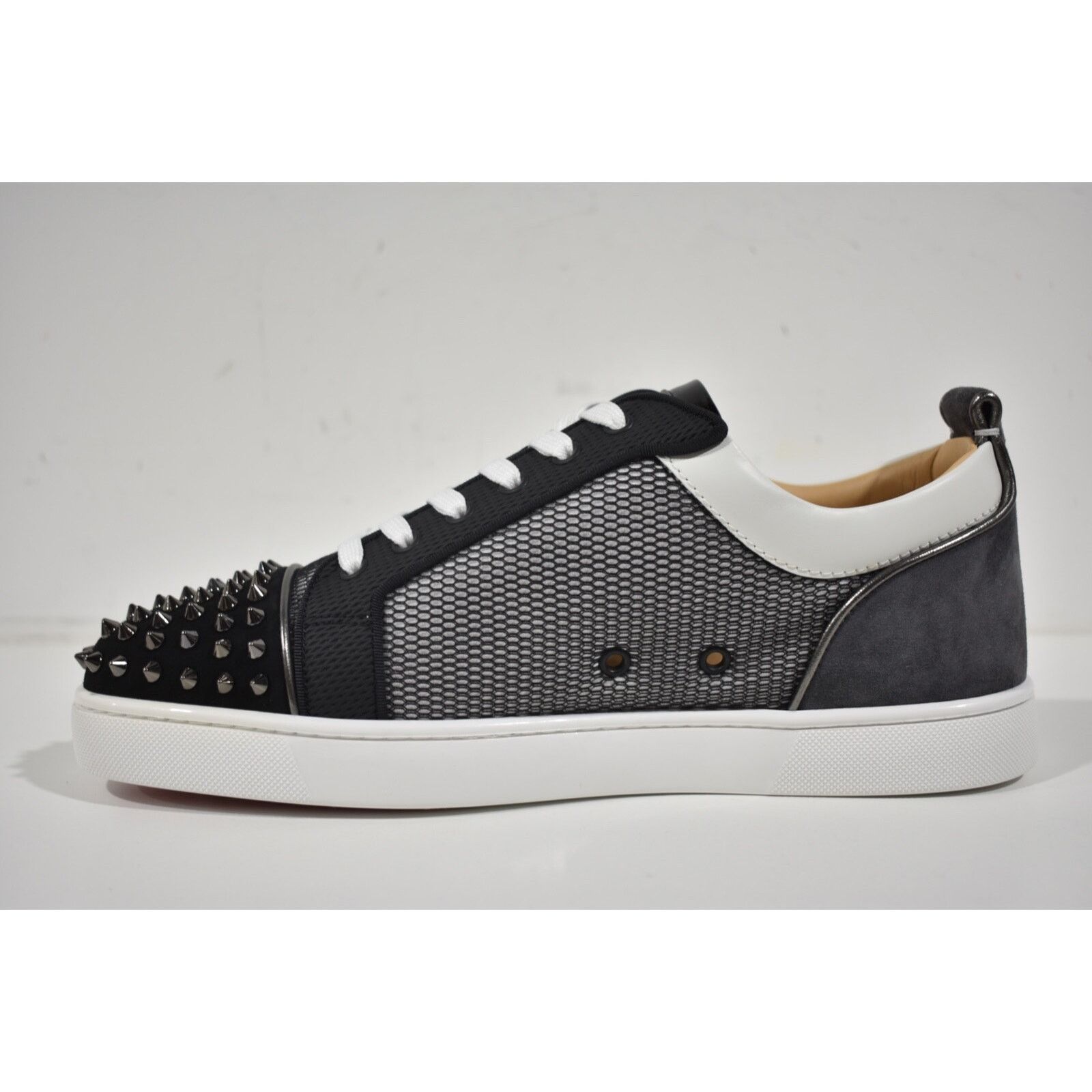 Christian Louboutin Christian Louboutin Louis Junior Spikes Orlato Flat Black Size US 13 / EU 46 - 8 Thumbnail