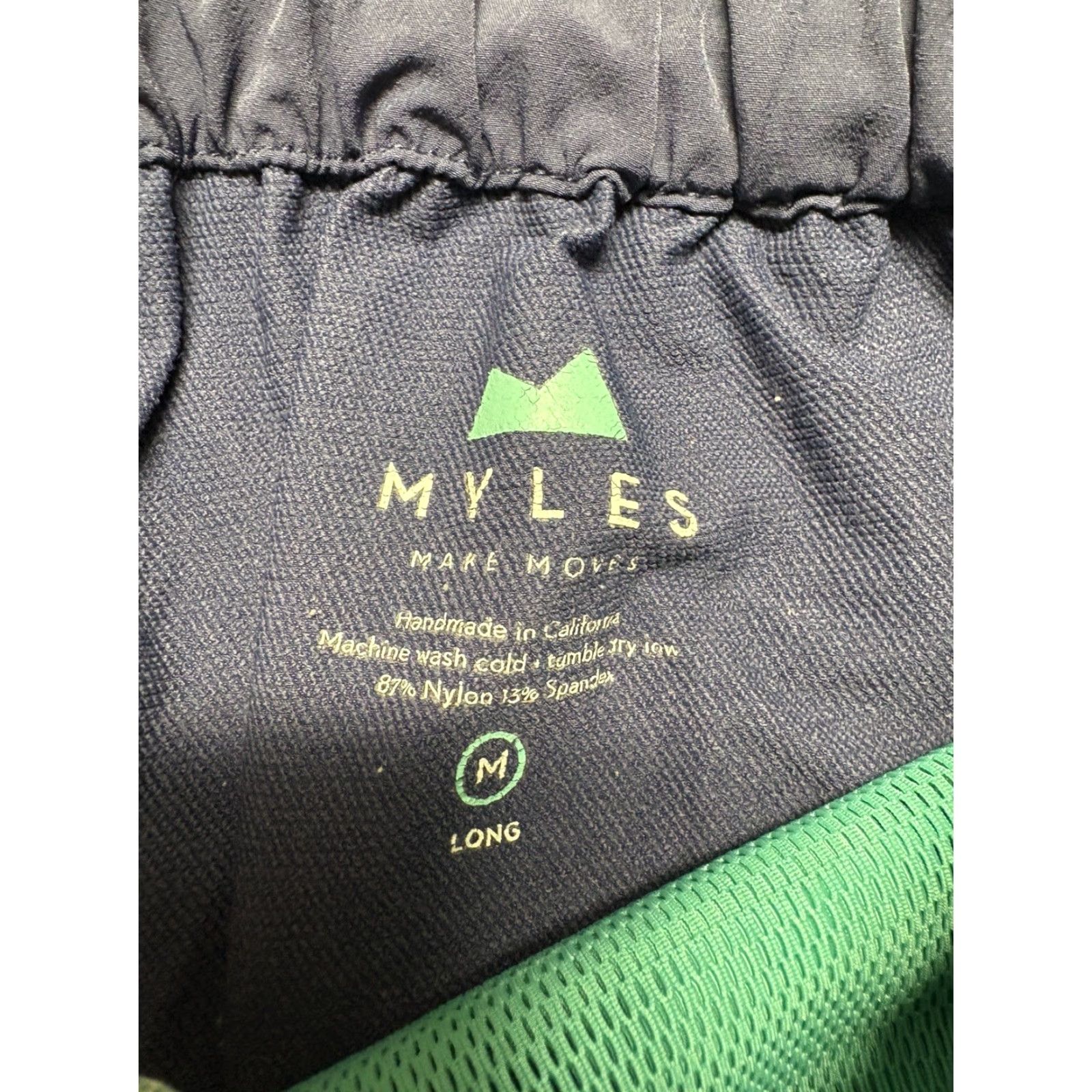 Vintage Myles Shorts Mens Medium Long Make Moves Everyday Active Gym Athleisure Size US 31 - 3 Thumbnail