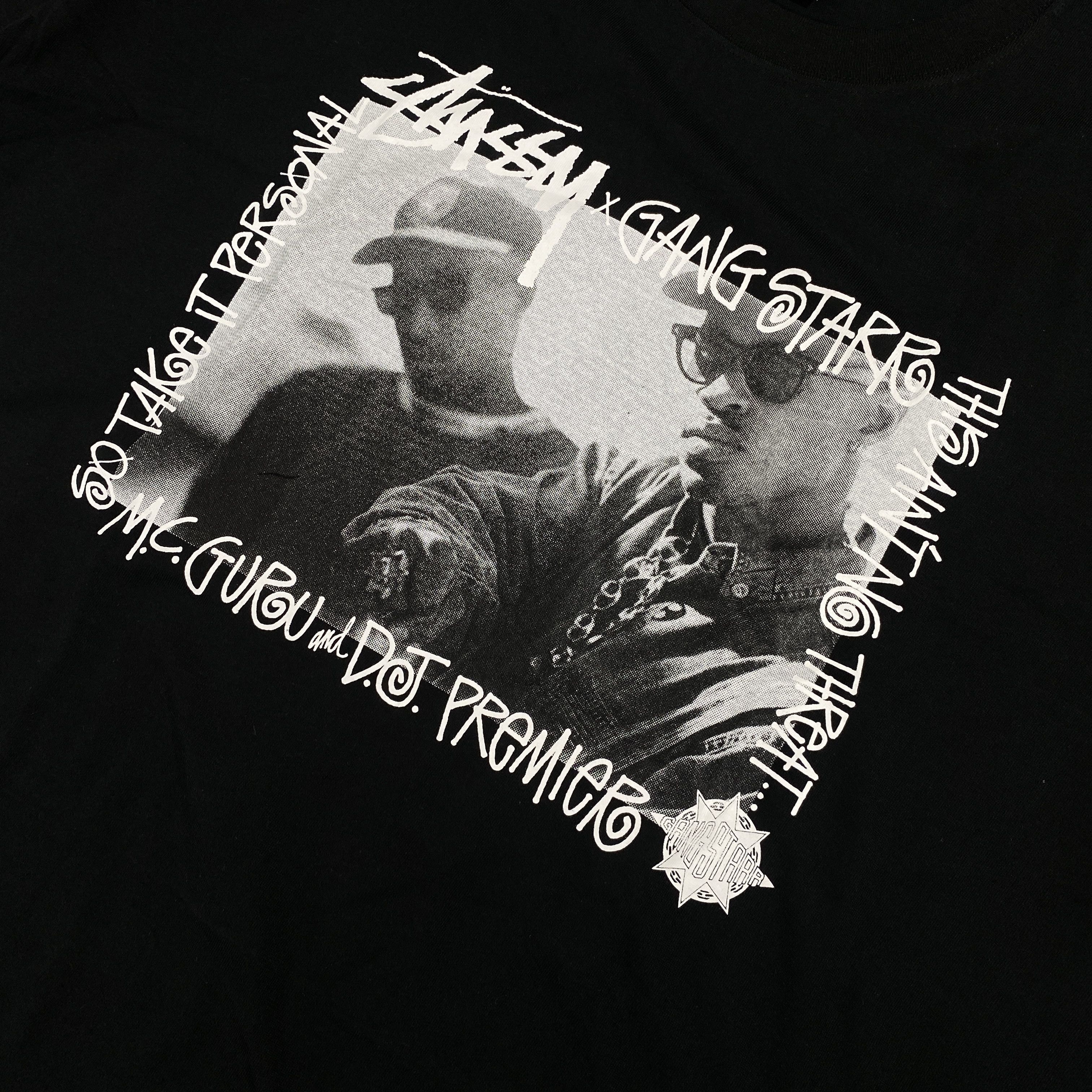 Stussy STUSSY TAKE IT PERSONAL TEE BLACK Size US L / EU 52-54 / 3 - 3 Thumbnail