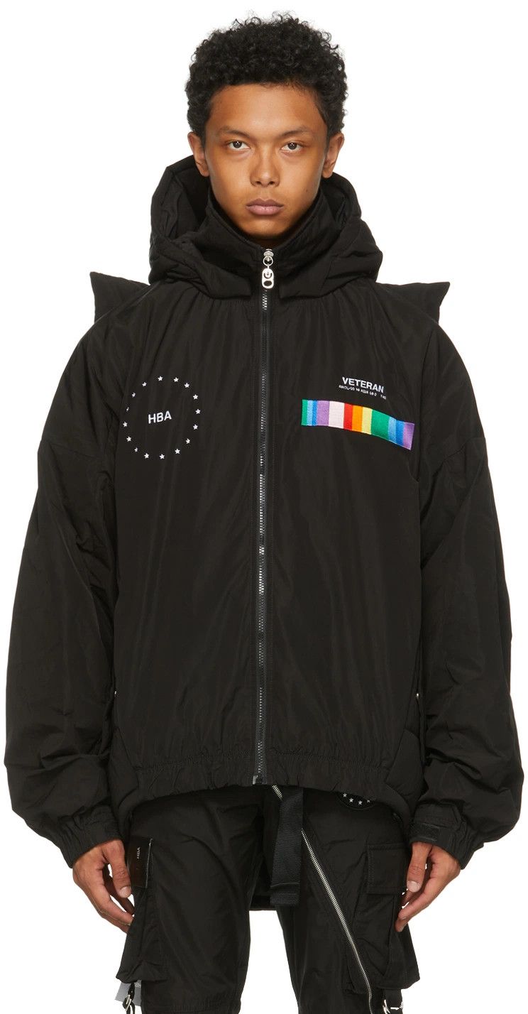 Hood By Air HBA The Veteran Collection Black Hooded Parka Size US L / EU 52-54 / 3 - 8 Thumbnail