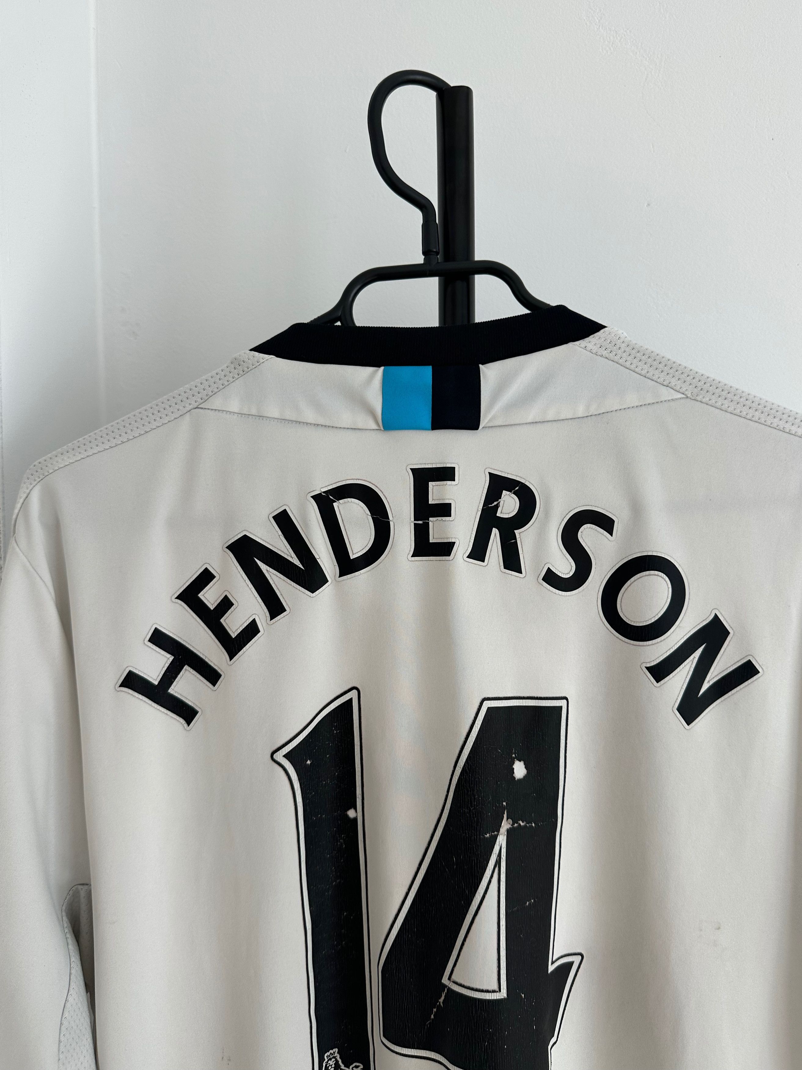 Adidas 2011 Liverpool #14 Henderson Adidas Third Kit Jersey Soccer Size US L / EU 52-54 / 3 - 12 Thumbnail