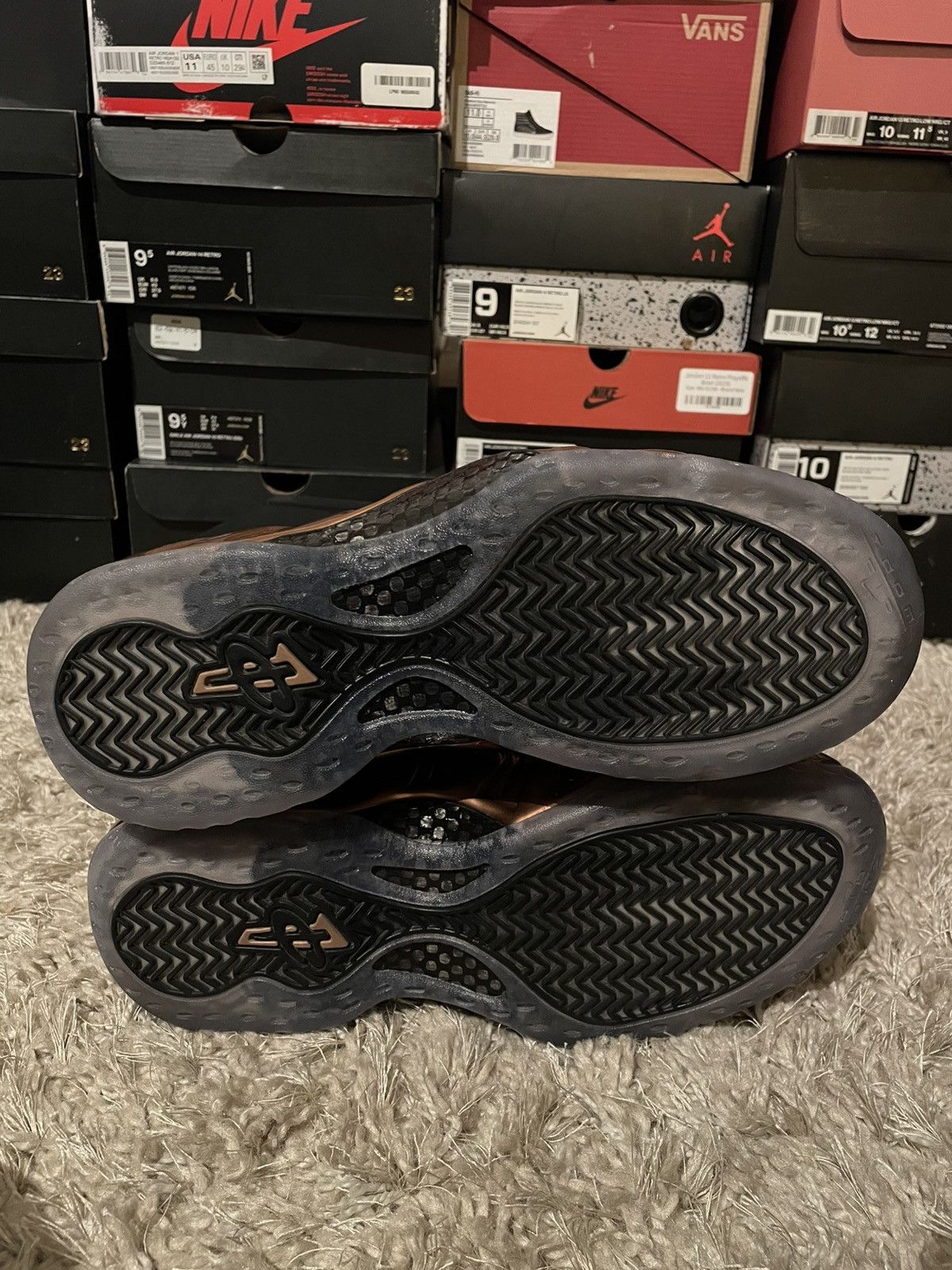 Nike Nike Air Foamposite One Copper Size US 10.5 / EU 43-44 - 7 Thumbnail