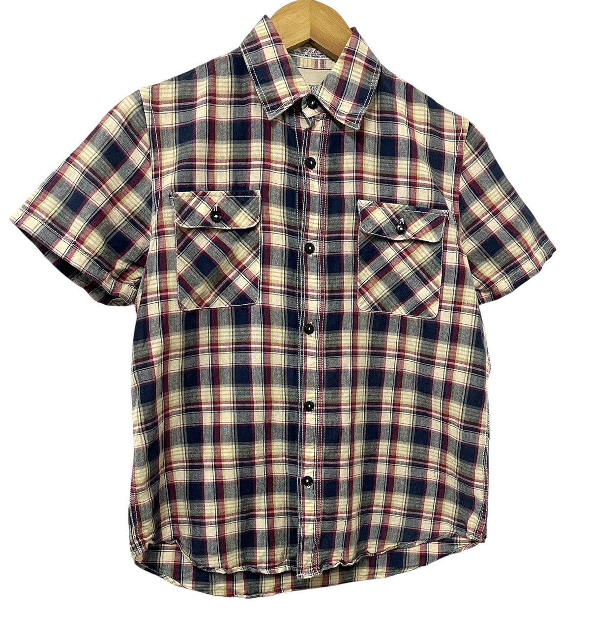Denime DENIME & CO DRY STUFF DNM DOUBLE POCKET JAPAN CHECKED SHIRT Size US S / EU 44-46 / 1 - 2 Thumbnail