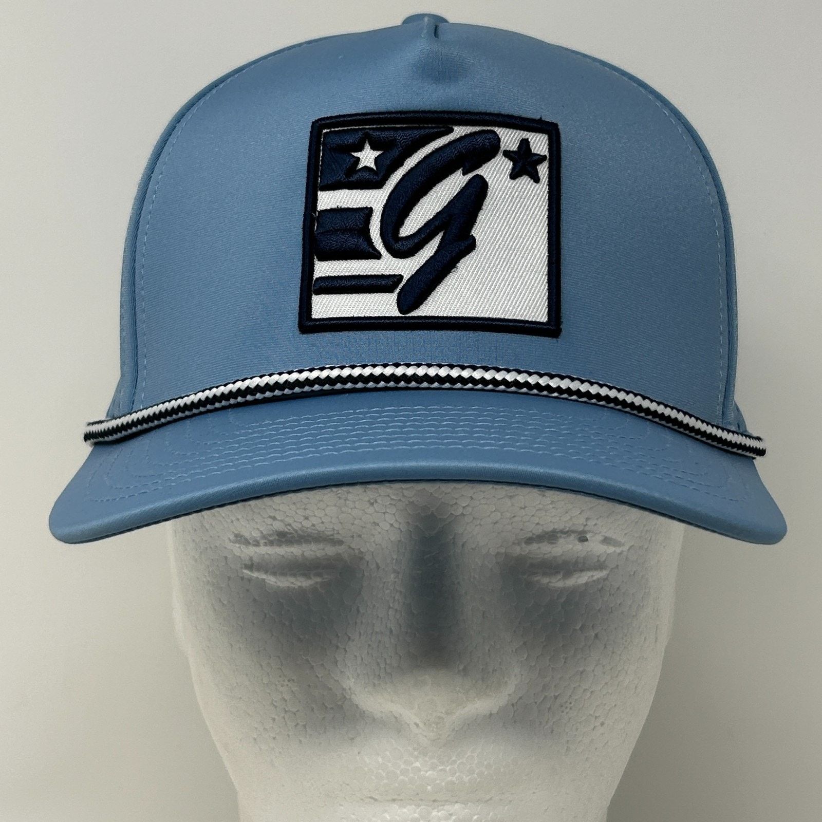 The Game The Game Logo Trucker Hat Cap Blue Mesh Snapback 5 Panel Size ONE SIZE - 2 Thumbnail