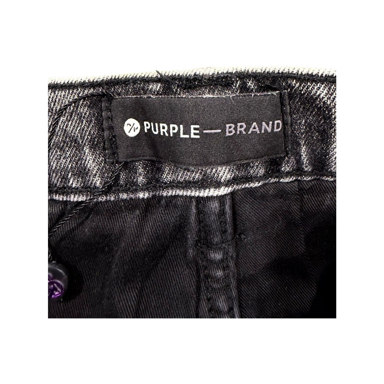 Purple Brand Purple Brand Tie Dye Black Wash Jeans Size US 34 / EU 50 - 4 Thumbnail