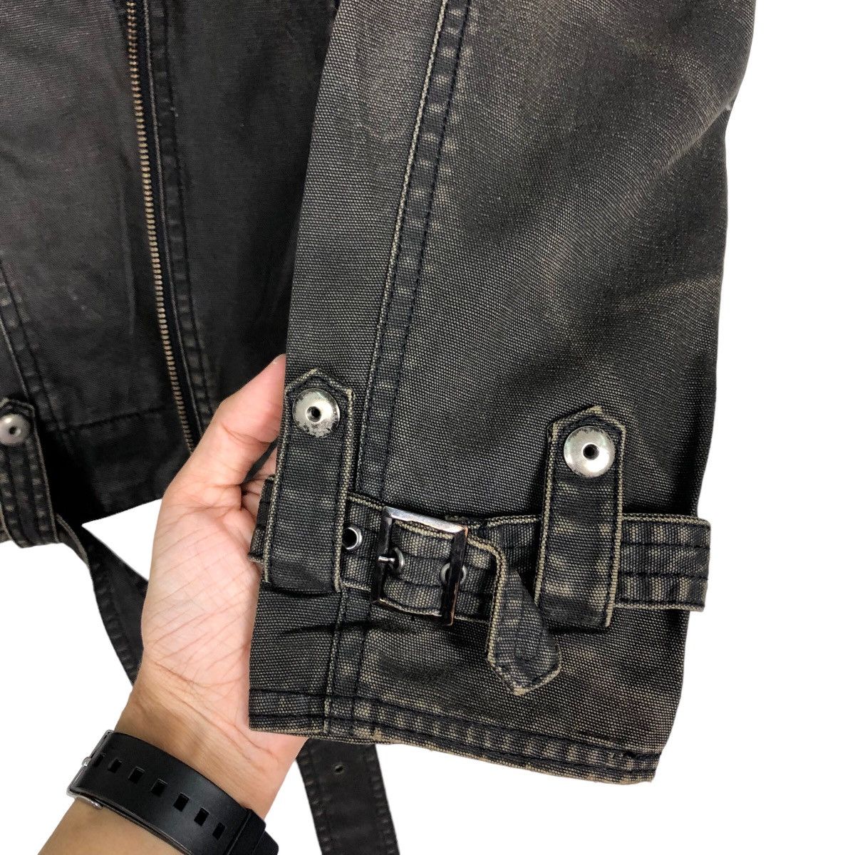 Hysteric Glamour 🔥Biker Jacket Parachute Bondage Design Belt Cuteacute Japan Size US M / EU 48-50 / 2 - 15 Thumbnail