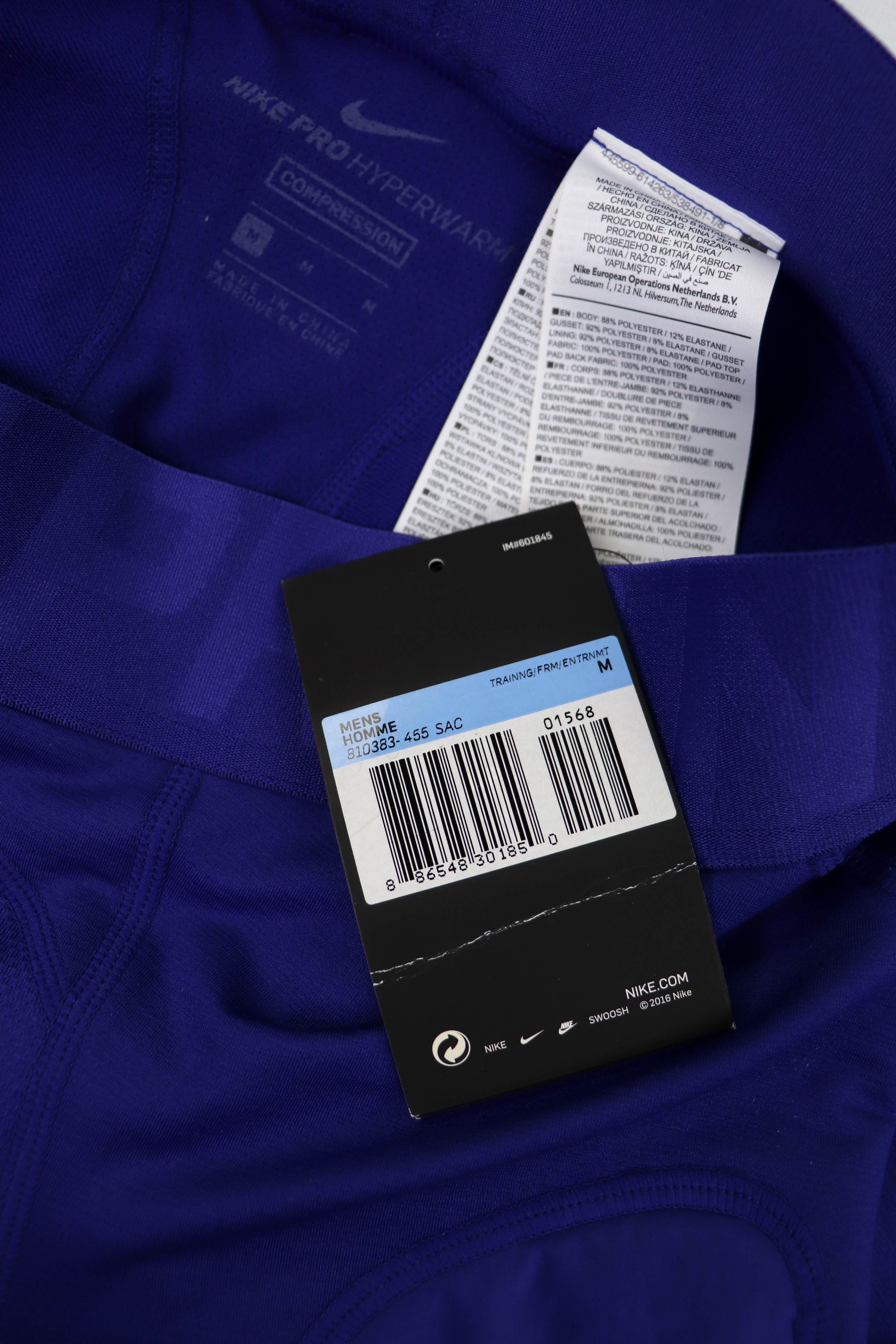 Nike Nike Pro HYPER WARM Compression Men’s Sport Leggins Pants Size US 32 / EU 48 - 11 Thumbnail