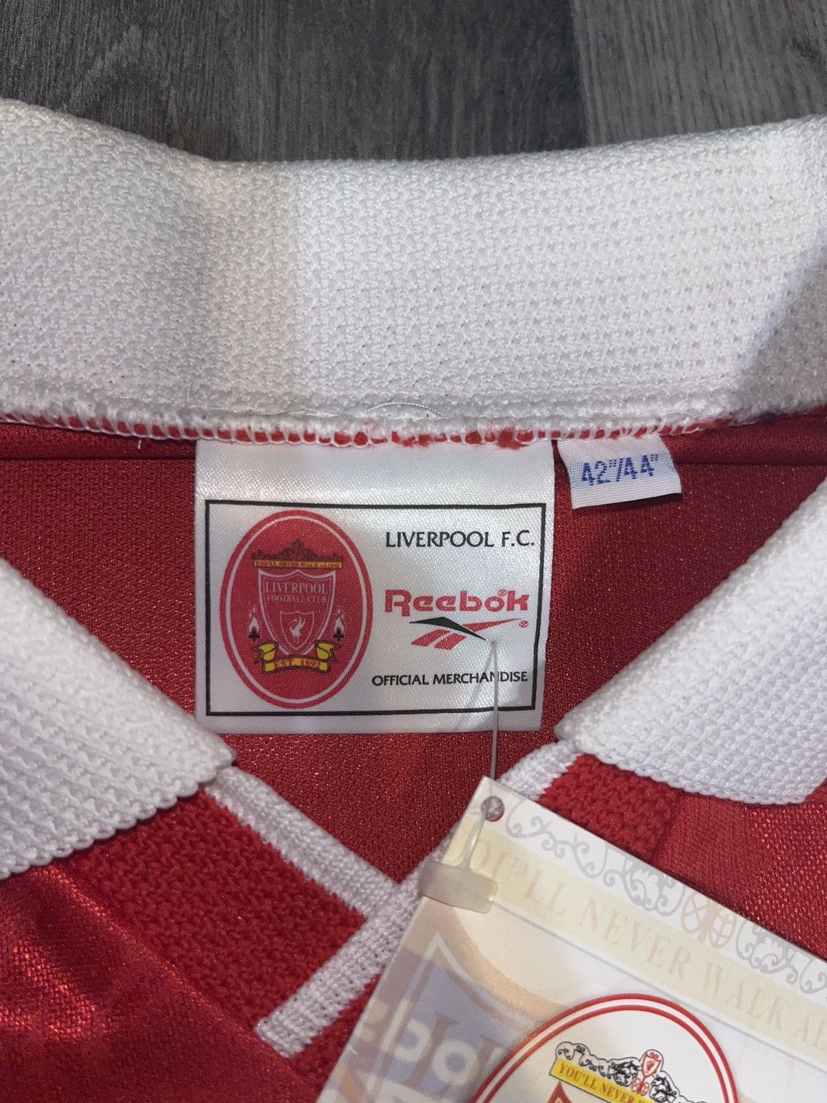 Reebok Vintage Liverpool Reebok 96-98 Home Kit Size US XL / EU 56 / 4 - 5 Thumbnail