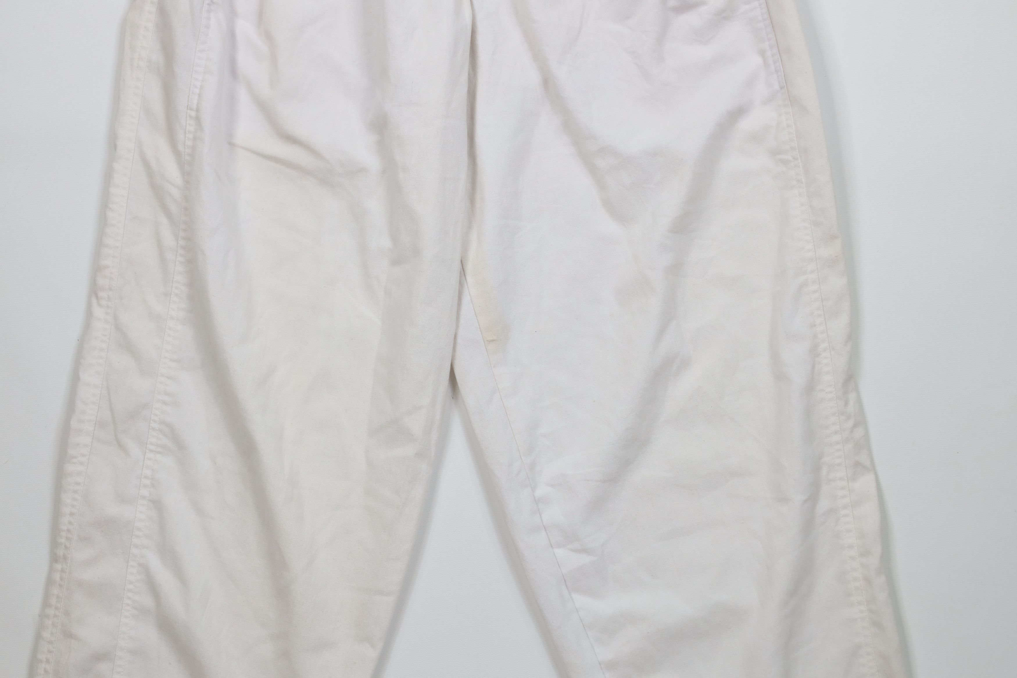 Vintage Deadstock Vintage 80s 90s Bugle Boy Pleated Pants White Size US 28 / EU 44 - 3 Thumbnail