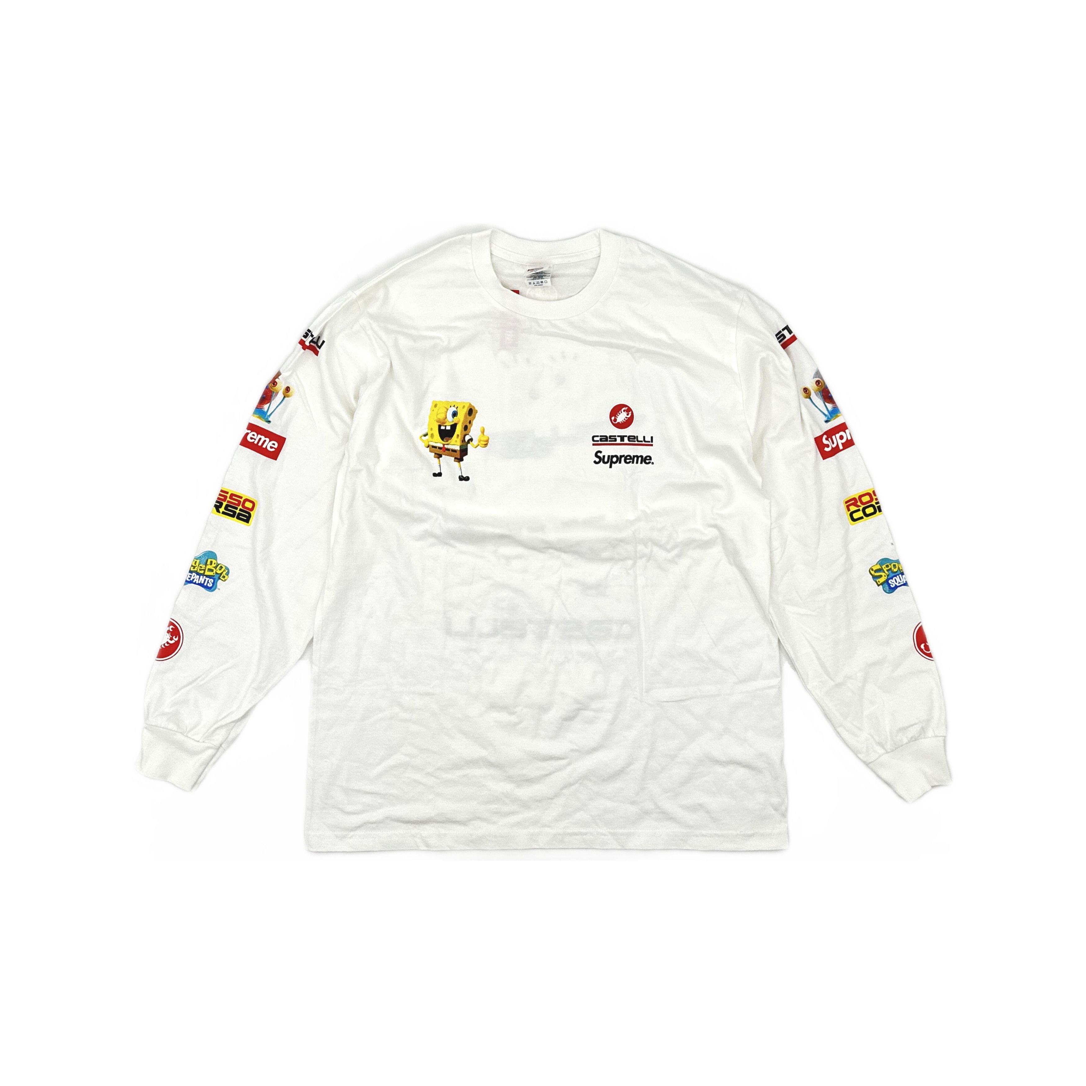 Supreme Supreme x Spongebob Squarepants Racing Long Sleeve Tee M Size US M / EU 48-50 / 2 - 1 Thumbnail