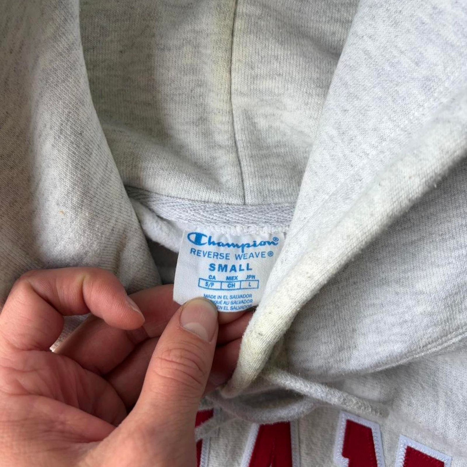 Champion 2000s indiana reverse weave hoodie Size US S / EU 44-46 / 1 - 2 Thumbnail