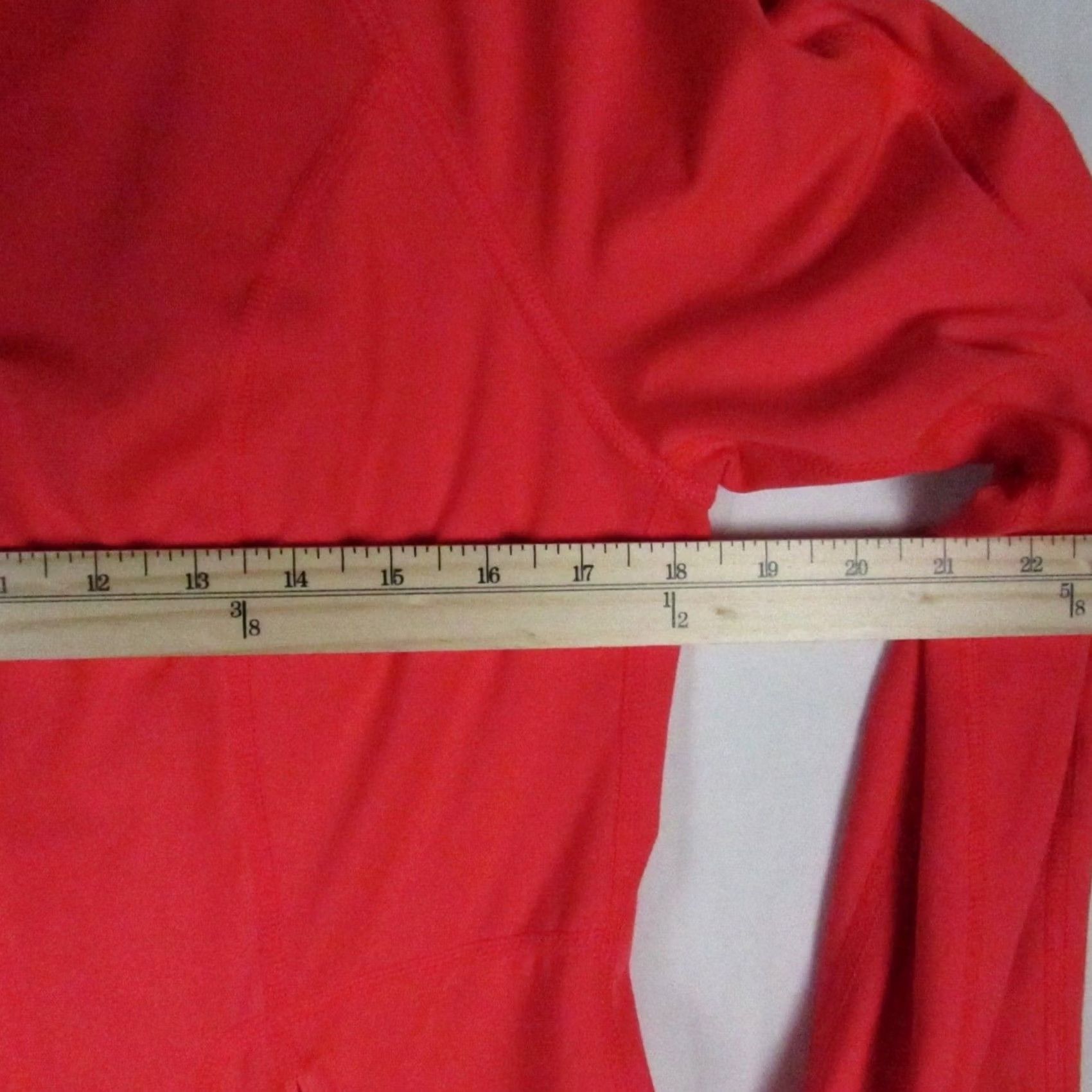 Vintage Tangerine Womens Activewear Jacket Medium Red Full Zip Pockets Athletic Track Jacket Size M / US 6-8 / IT 42-44 - 5 Thumbnail
