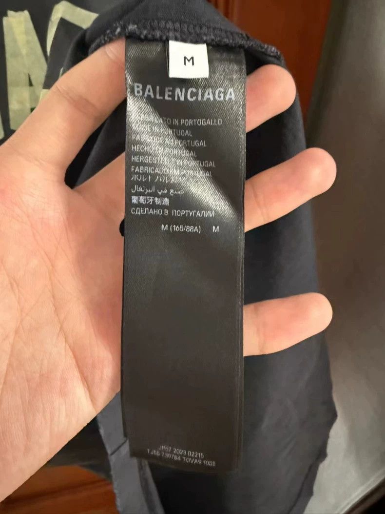 Balenciaga Balenciaga Adhesive tape short sleeve Size US M / EU 48-50 / 2 - 4 Thumbnail