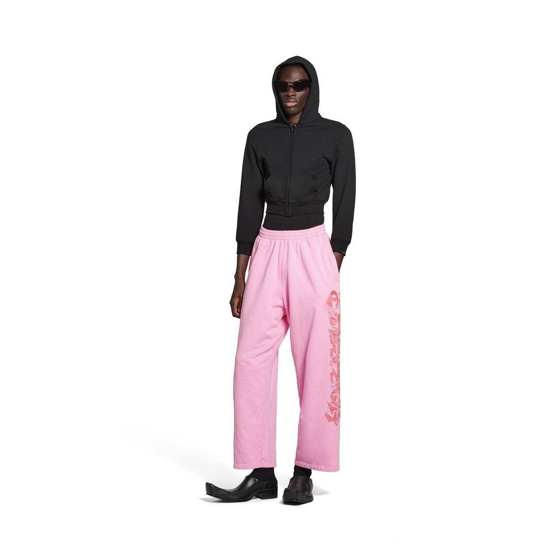Balenciaga o1tr1nto0725 Offshore Baggy Sweatpants & Joggers in Pink Size US 32 / EU 48 - 2 Thumbnail