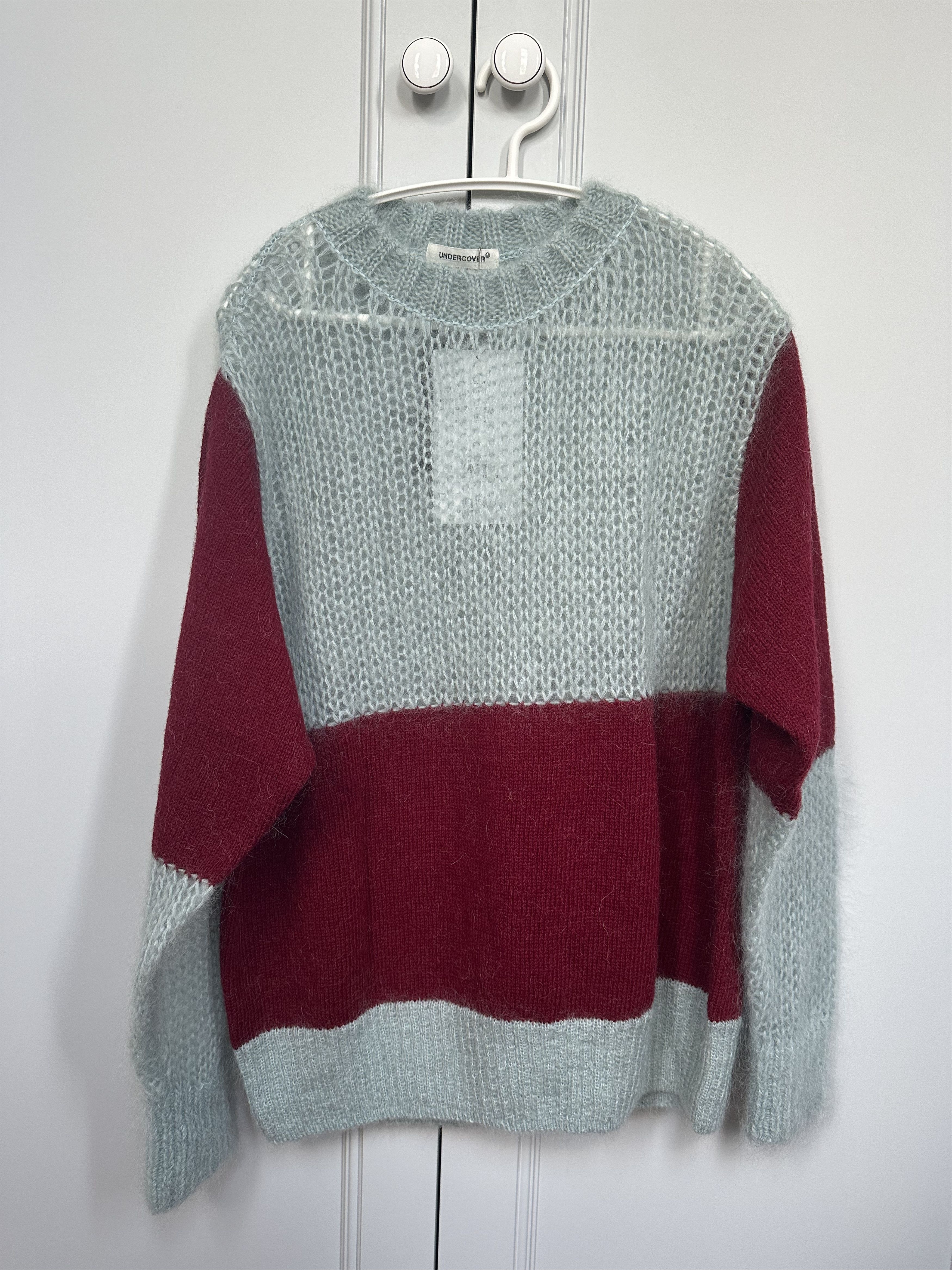 Undercover 25AW Undercover mohair-blend striped sweater Size M / US 6-8 / IT 42-44 - 4 Thumbnail