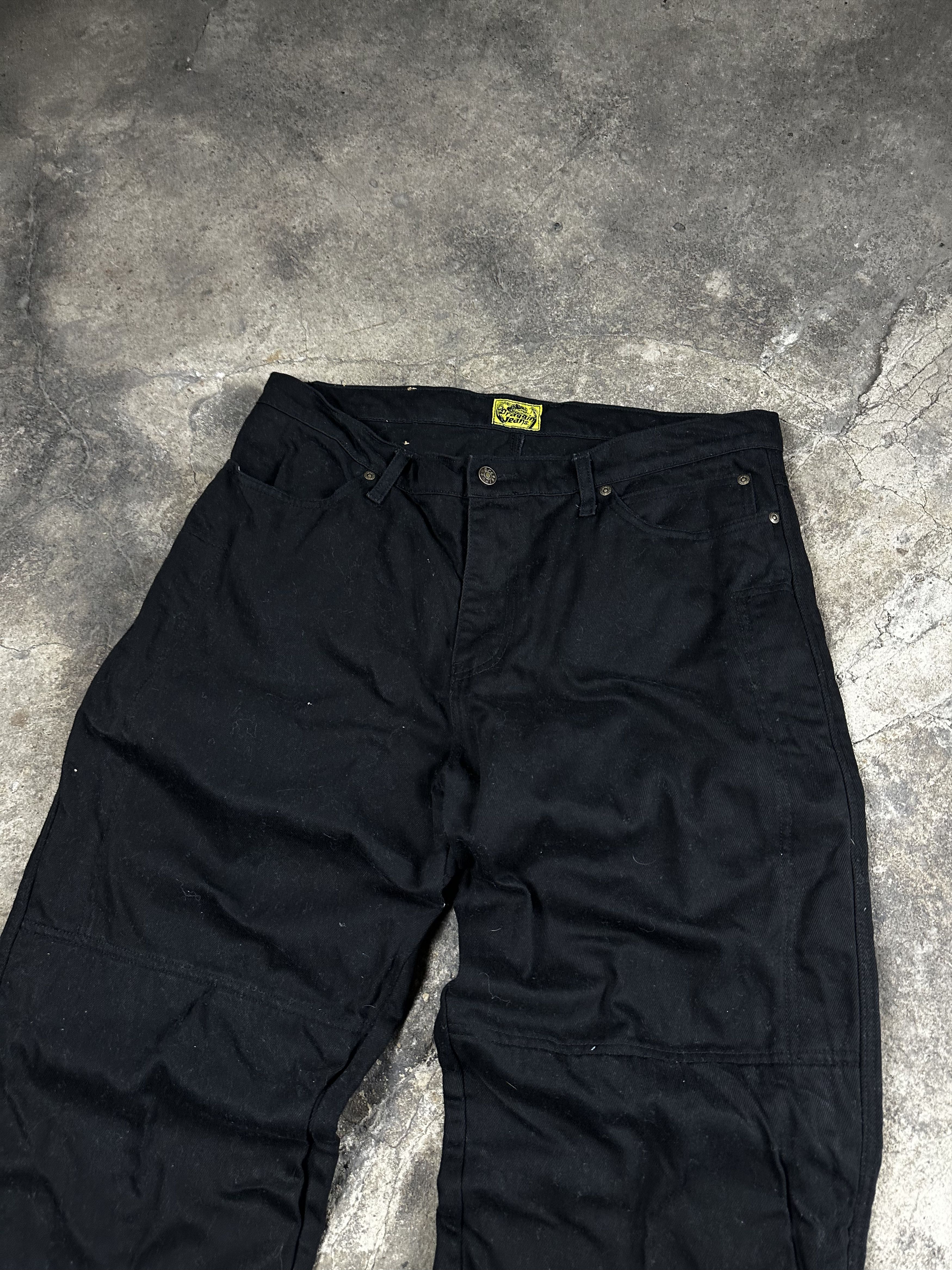Draggin Jeans Vintage Draggin Jeans Waxed Oversized Baggy Jeans Size US 38 / EU 54 - 2 Thumbnail