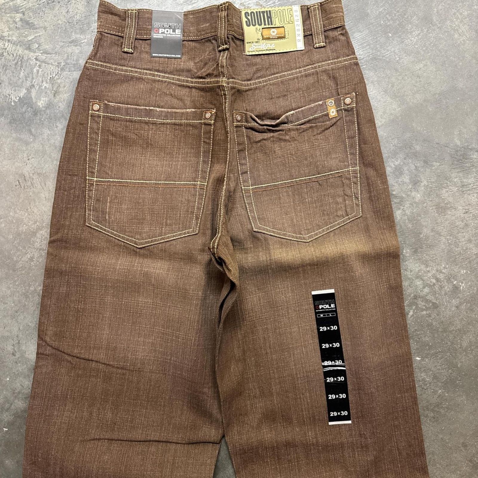 Southpole × Vintage Vintage Y2K 00s Deadstock Southpole Grail BAGGY Jeans Size US 29 - 2 Thumbnail