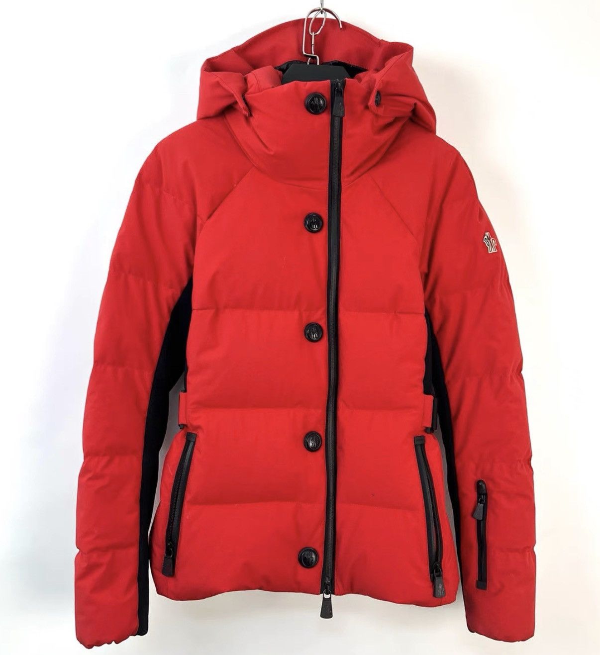 Moncler Moncler Guyane Ski Series Red Slim Down Jacket K12 Size XS / US 0-2 / IT 36-38 - 1 Thumbnail