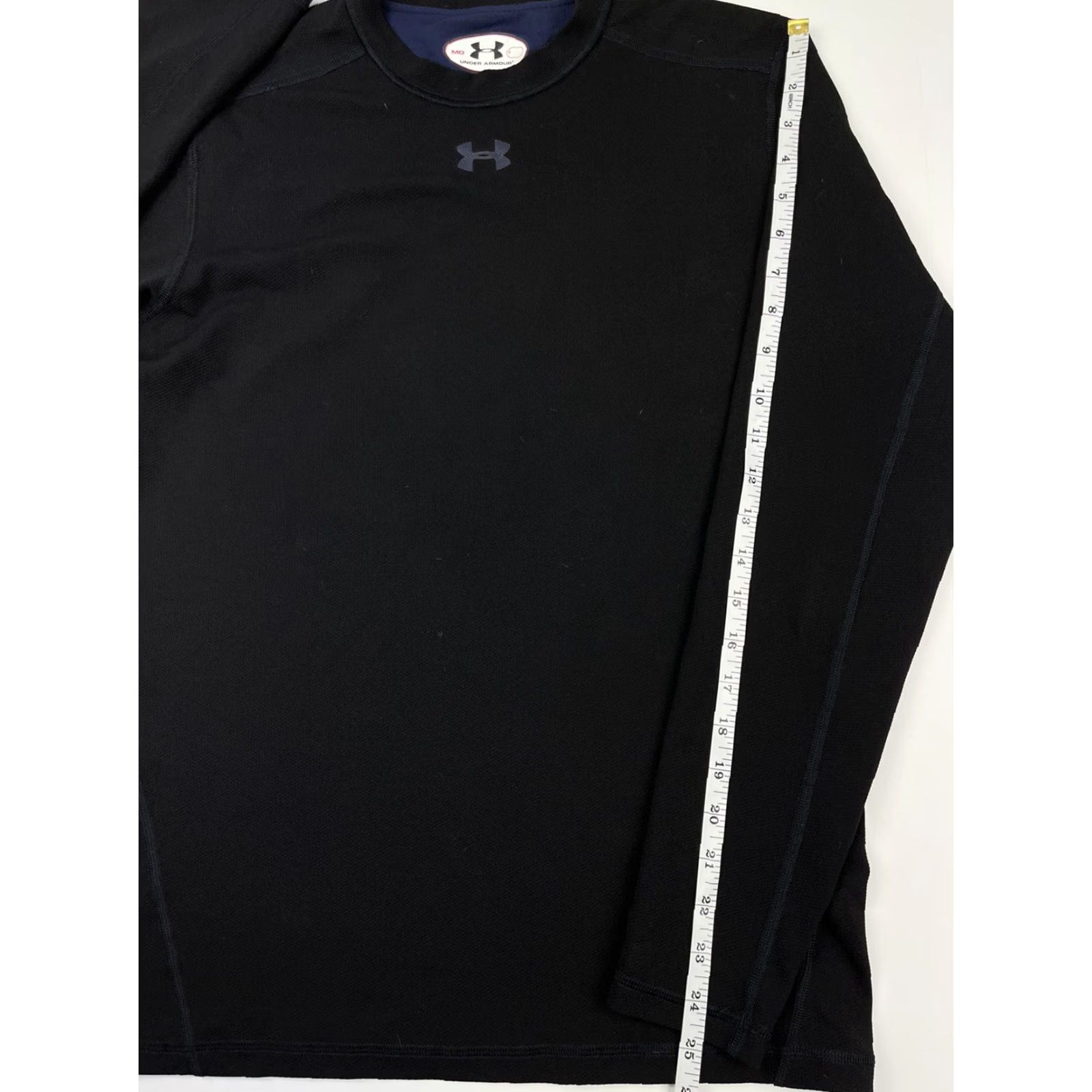 Under Armour Under Armour Men's Black M Compression Shirt HeatGear Workout Gym Long Sleeve Shirt Size US M / EU 48-50 / 2 - 6 Thumbnail