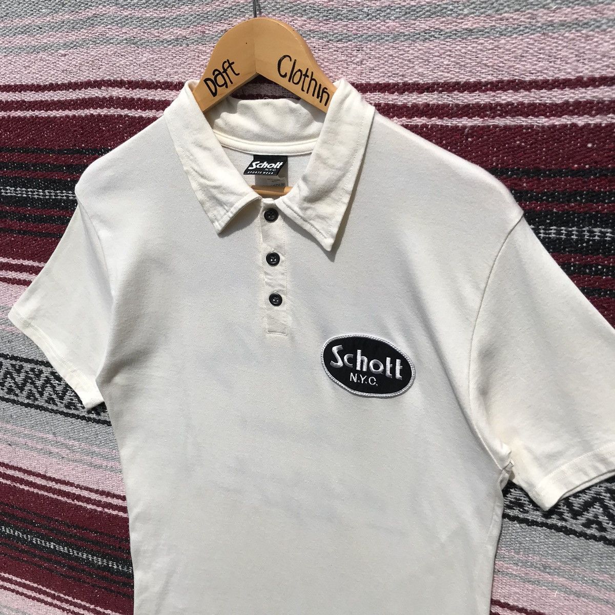 Schott Schott N.Y.C Bowling Shirt Vintage Schott Size US S / EU 44-46 / 1 - 7 Thumbnail