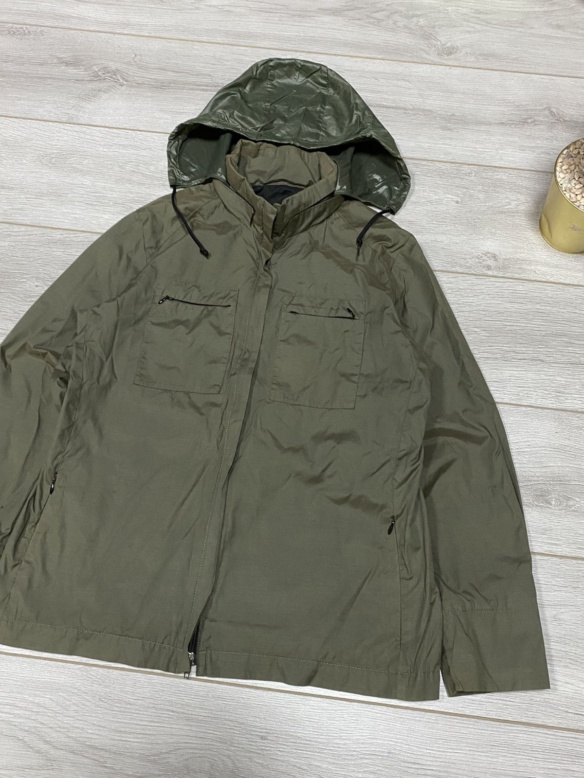 Moncler Moncler vintage nylon hoodie zip jacket RARE Size US M / EU 48-50 / 2 - 3 Thumbnail