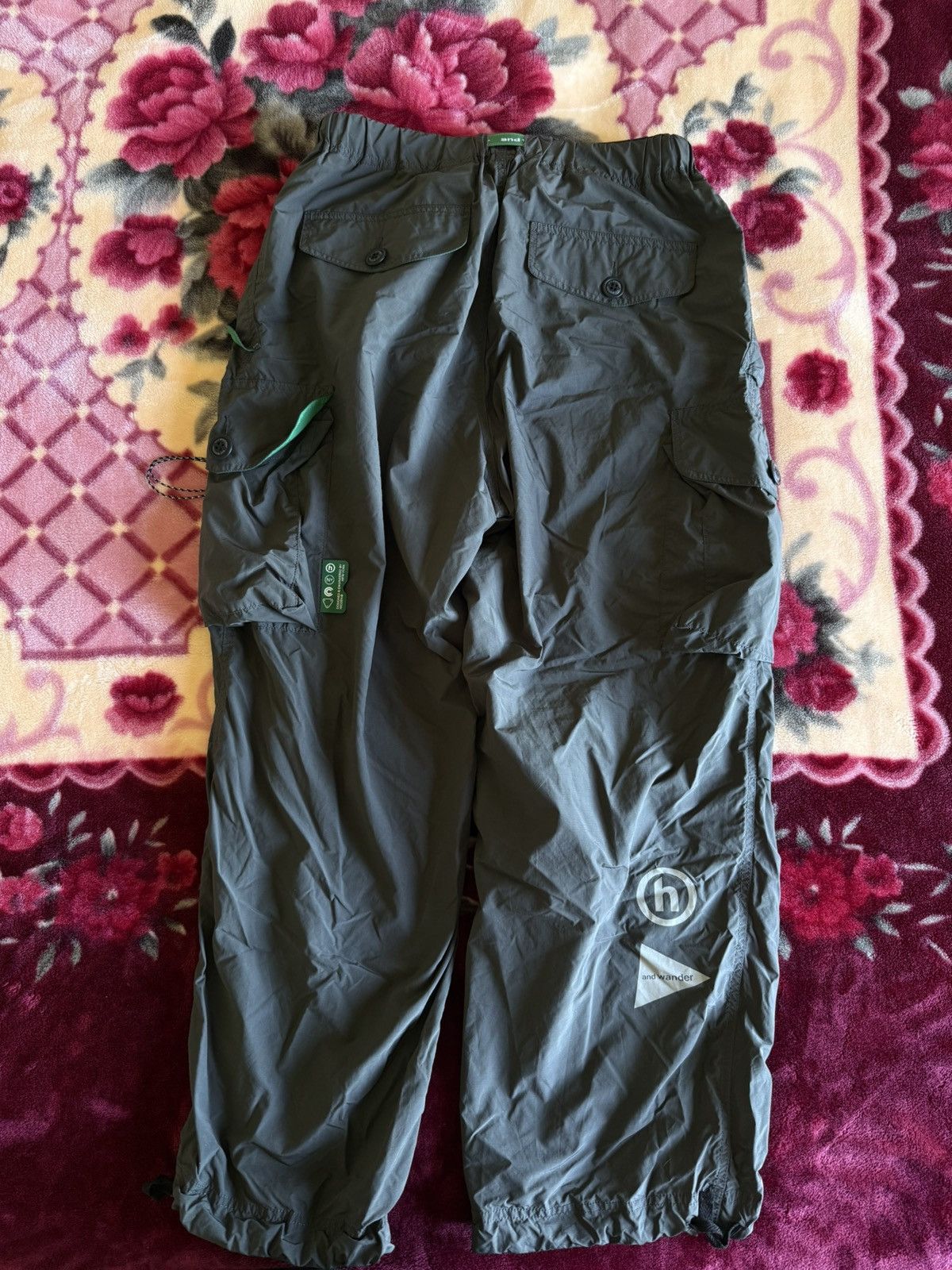 And Wander × HIDDEN Hidden x And Wander Oversized Cargo Pants “Charcoal” Size L Size US 34 / EU 50 - 5 Thumbnail