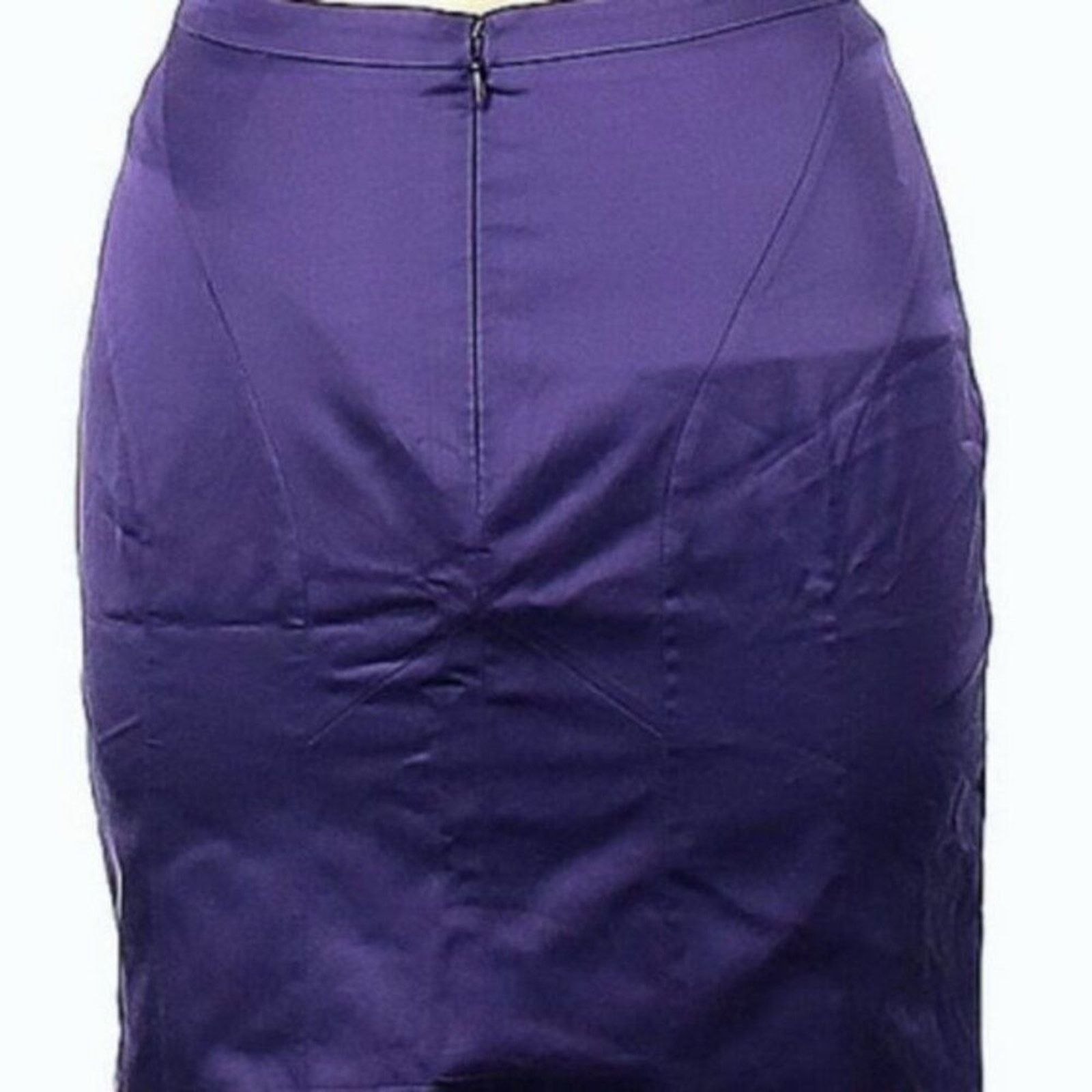 Etro Etro Purple satin skirt size 6 Size 28" / US 6 / IT 42 - 4 Thumbnail
