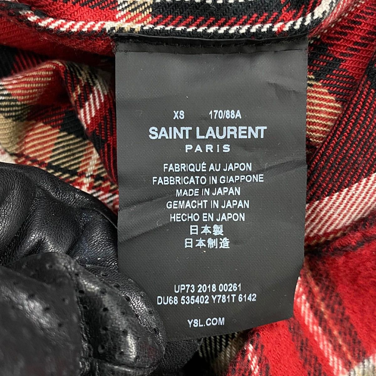 Saint Laurent Paris FW2018 Flannel Shirt Size US XS / EU 42 / 0 - 6 Thumbnail