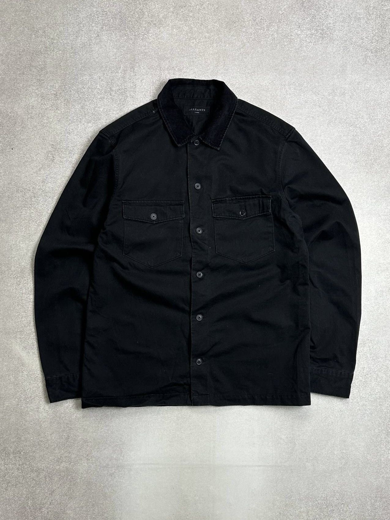 Allsaints Allsaints Workwear Heavy Chore Jacket Black L Size US L / EU 52-54 / 3 - 1 Thumbnail