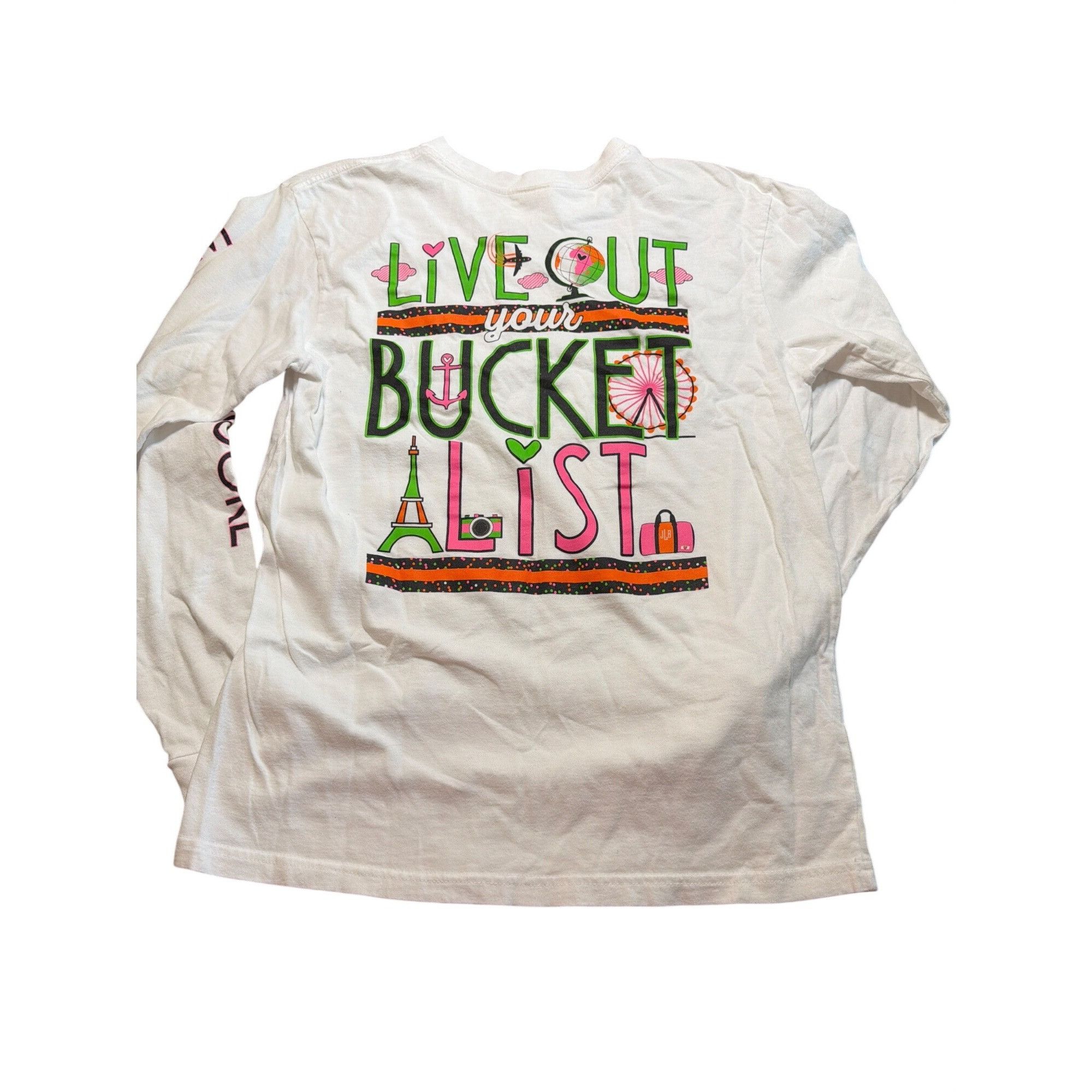 Other Jadelynn Brooke Live Out Your Bucket List White Long Sleeve Size S / US 4 / IT 40 - 4 Thumbnail