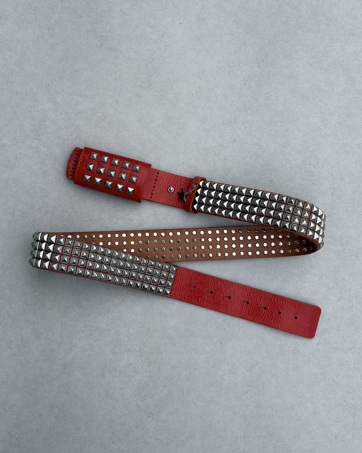 Andrew Mackenzie AW2008 Andrew Mackenzie Studded Punk Leather Belt Size ONE SIZE - 4 Thumbnail