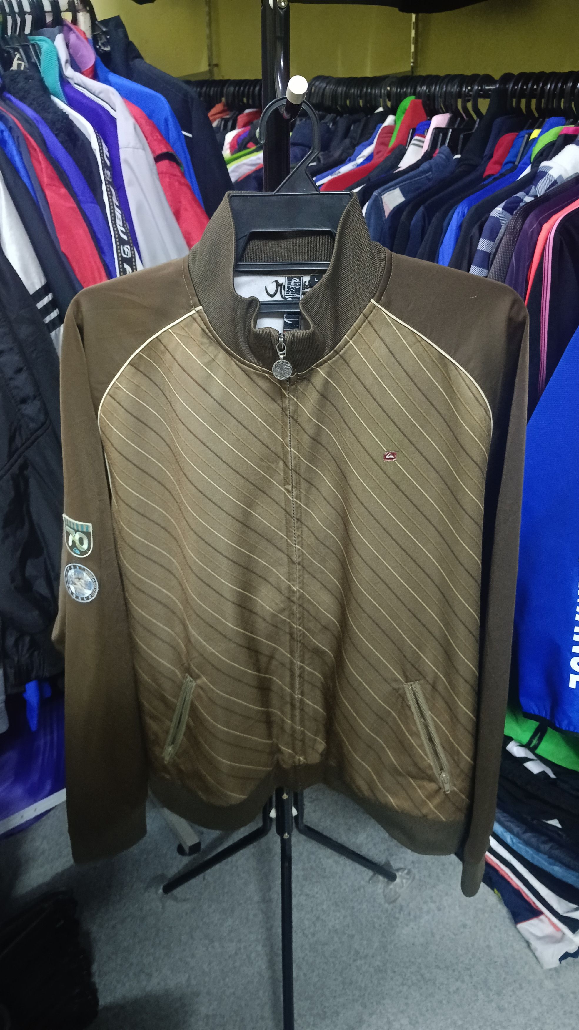 Quiksilver Vintage Quiksilver Track Jacket Size US L / EU 52-54 / 3 - 1 Thumbnail
