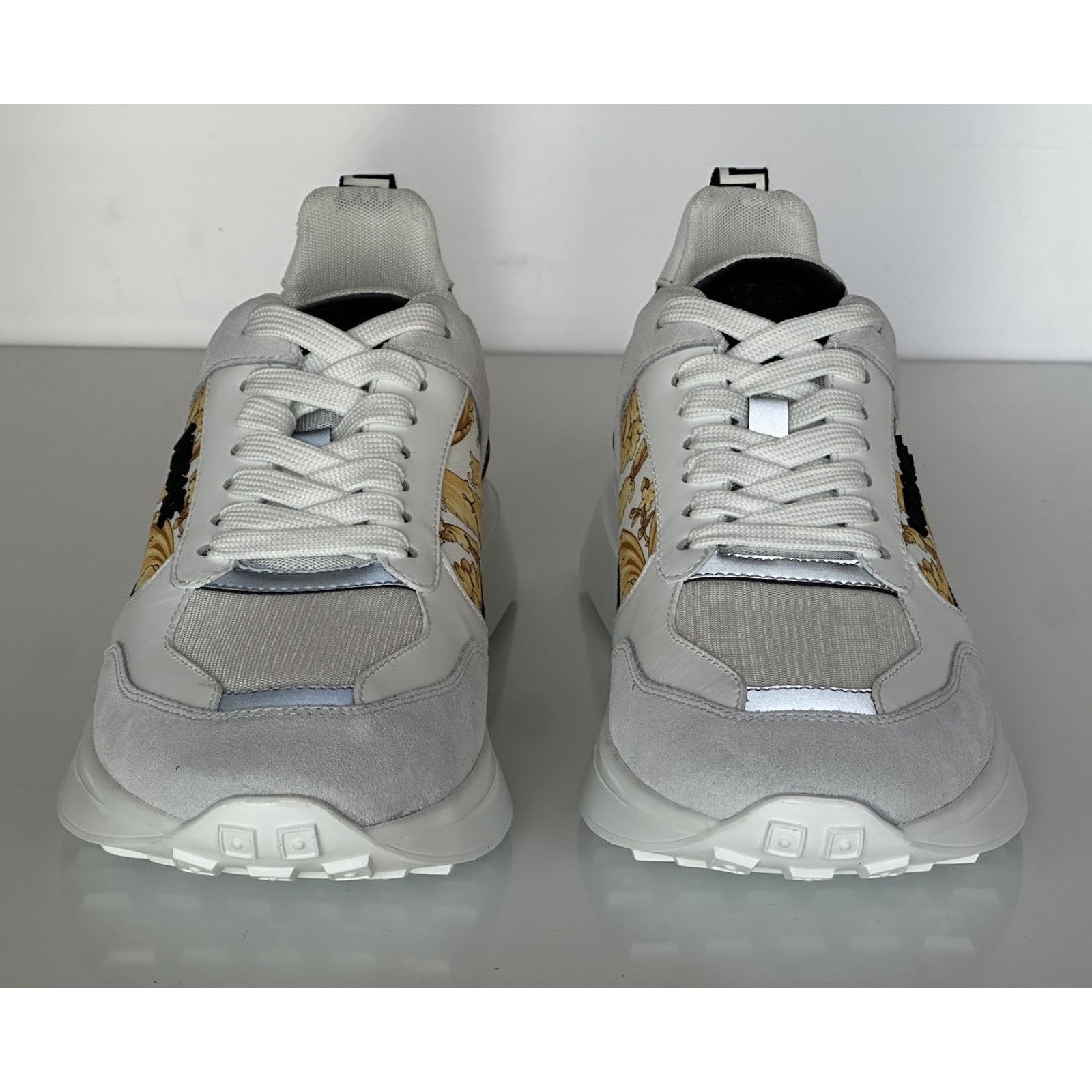 Versace Versace Medusa White/Black/Gold Sneakers 9 US (42 ) 1011942 Size US 9 / EU 42 - 12 Thumbnail