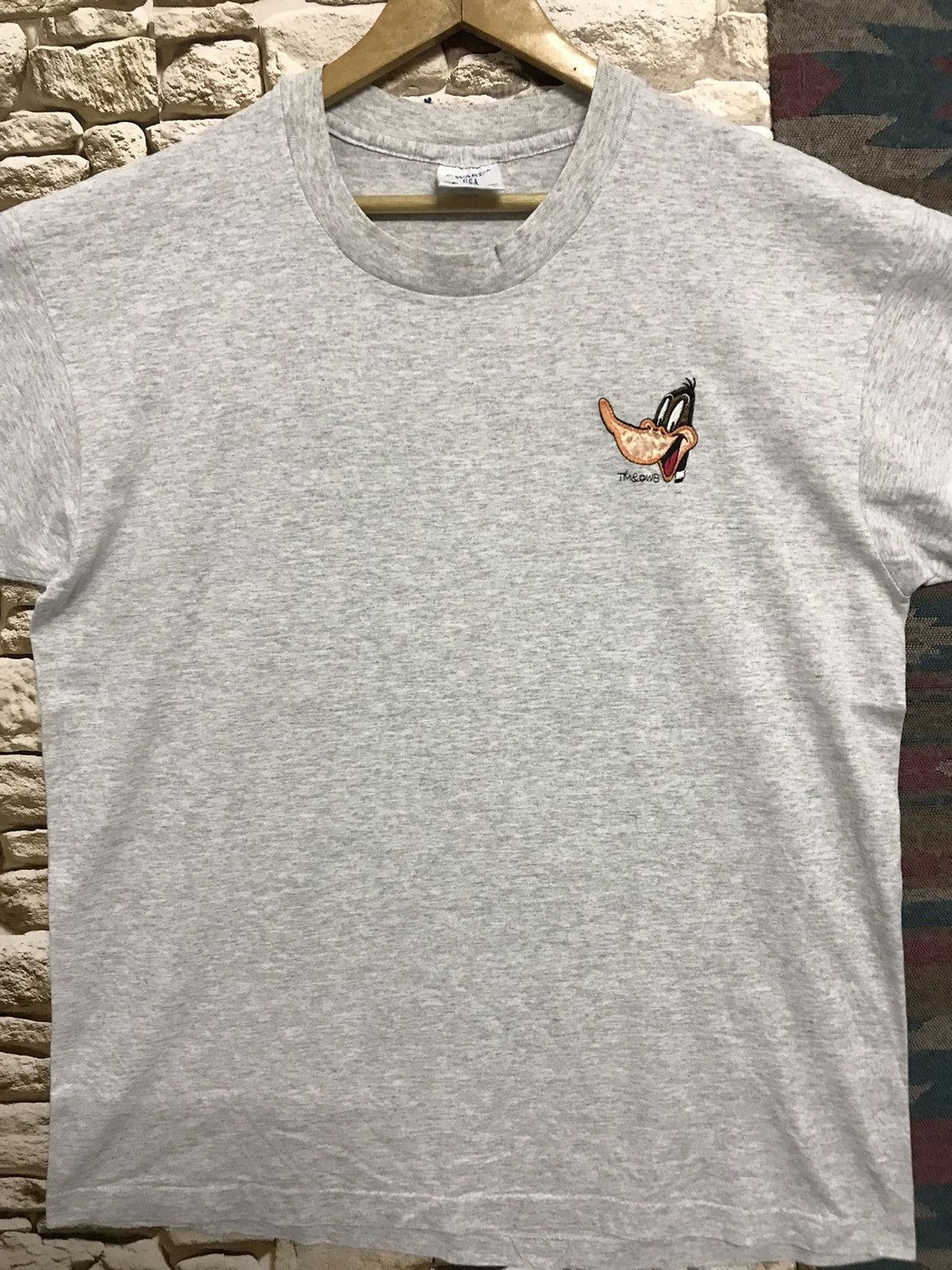 Vintage × Warner Bros Vintage Duffy Duck Embroidery Duffy Tees Size US XL / EU 56 / 4 - 3 Thumbnail