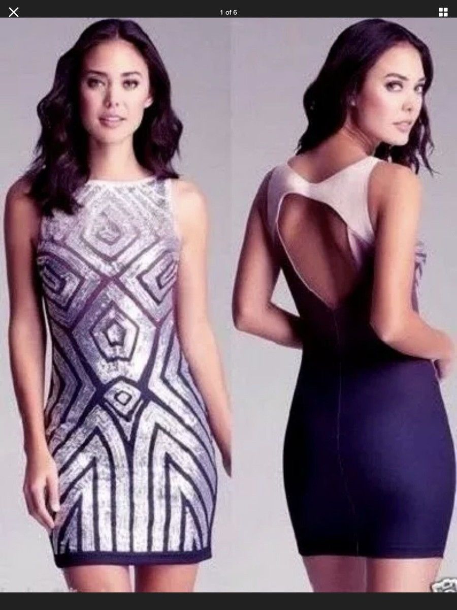 Bebe Gorgeous Bebe Sequin and Gradient Party dress Size M / US 6-8 / IT 42-44 - 8 Thumbnail