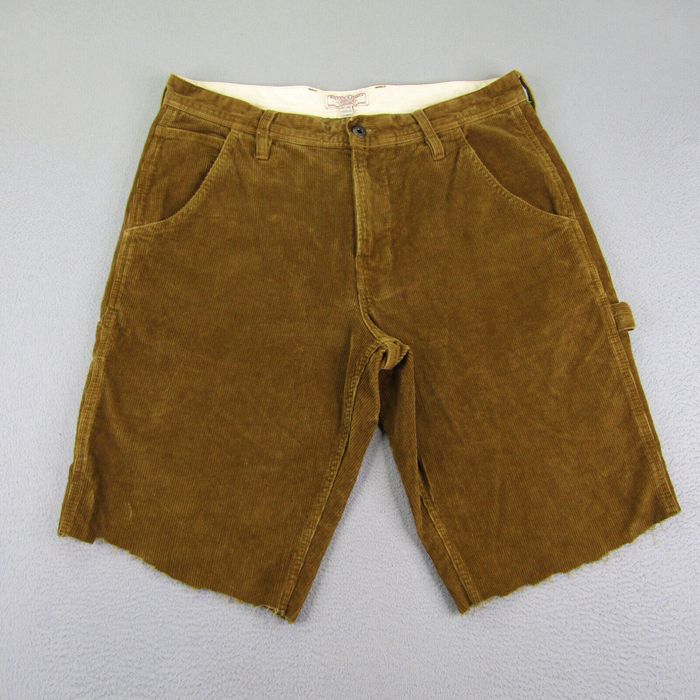 MZ Wallace Wallace & Barnes Shorts Mens 32 Brown Corduroy Carpenter ...