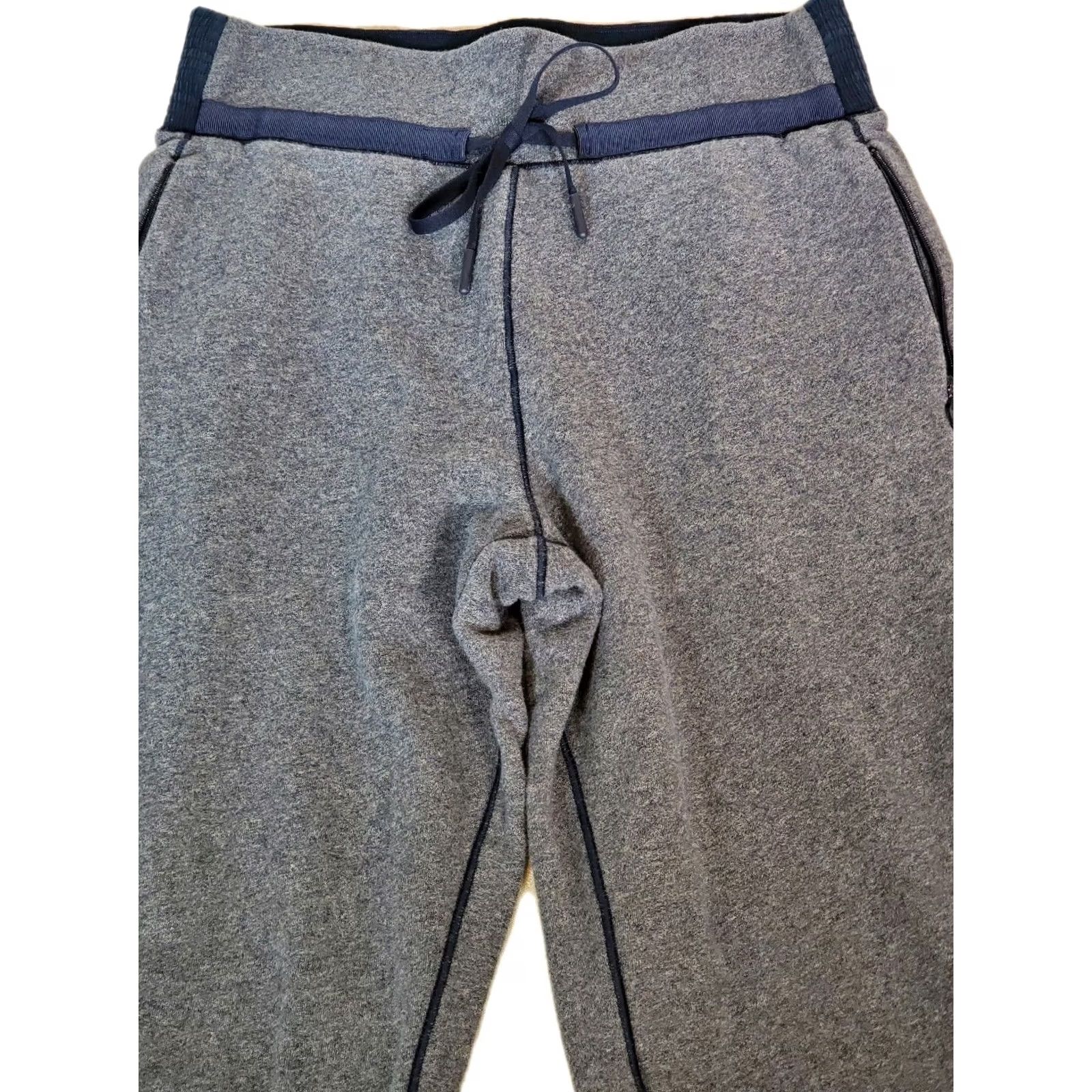 Lululemon Lululemon Cool & Collected Jogger Pants Heathered Speckled True Navy Women’s Size 6 Size 28" / US 6 / IT 42 - 6 Thumbnail