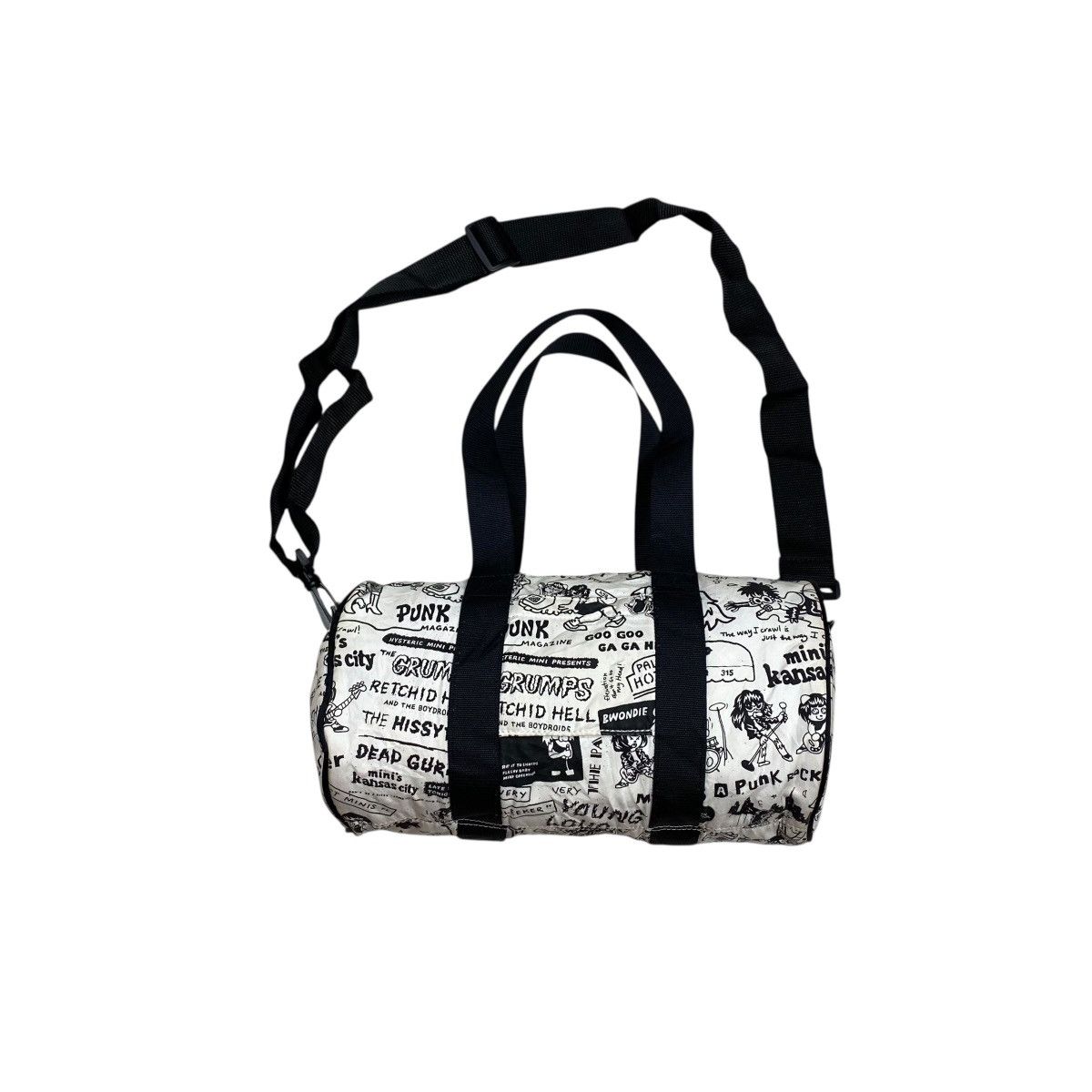 Hysteric Glamour Hysteric Glamour Matt NY PUNK Allover Duffle Sling Bag Size ONE SIZE - 6 Thumbnail