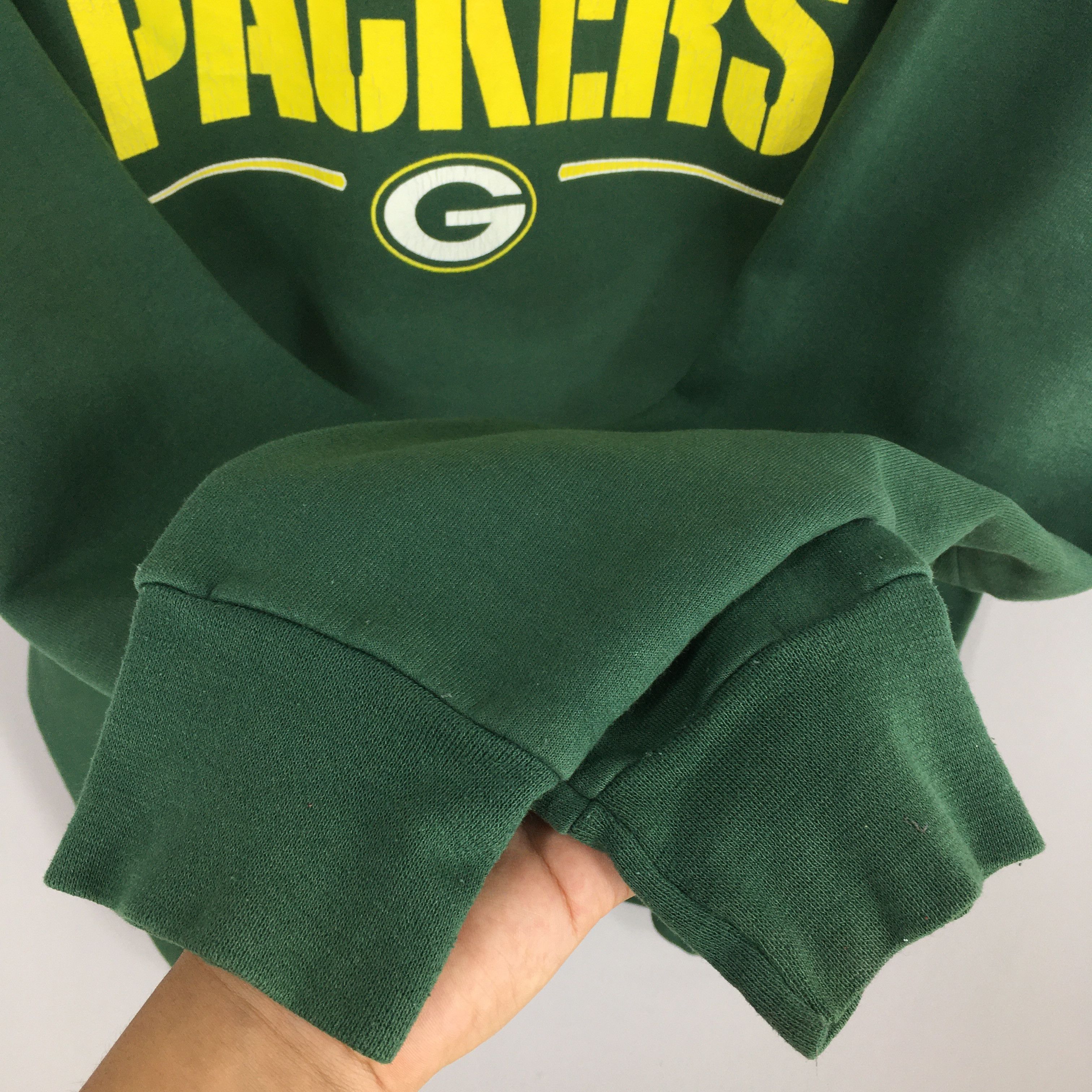 NFL × Vintage Vintage 90s Green Bay Packers Football NFL Sweatshirt XLarge Size US XL / EU 56 / 4 - 4 Thumbnail