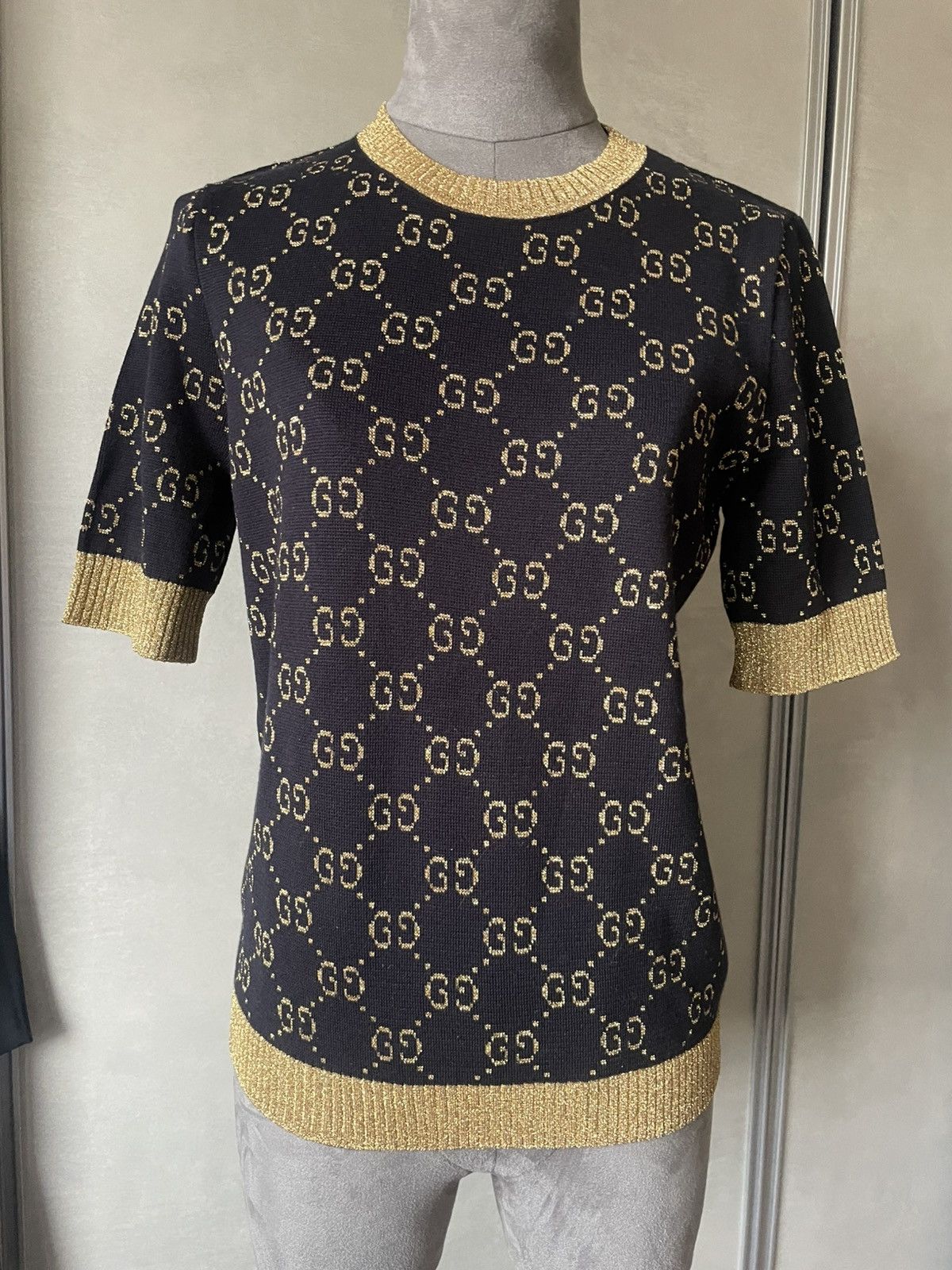 Gucci GUCCI golfen color monogram sweater Size M / US 6-8 / IT 42-44 - 1 Thumbnail