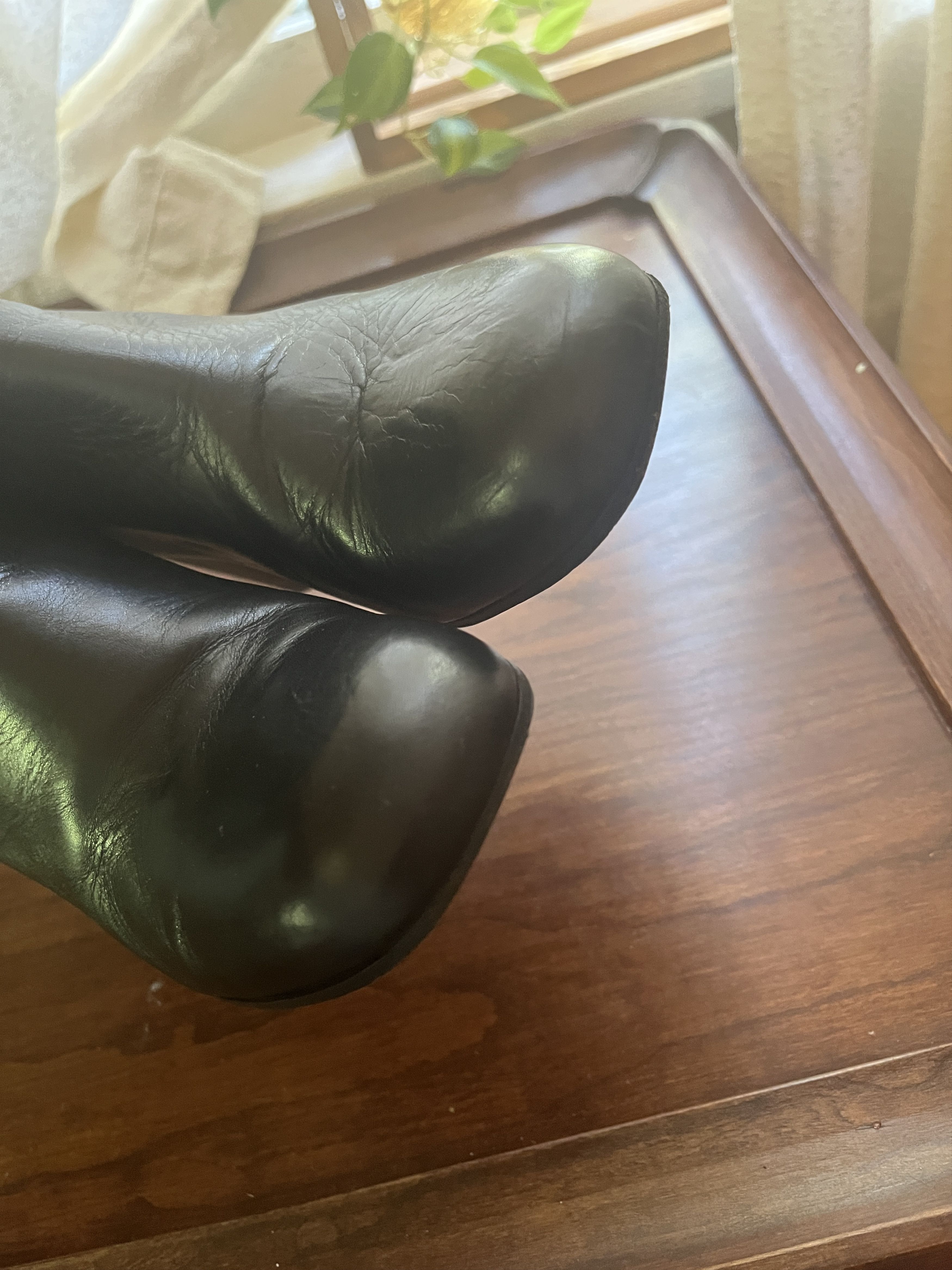 Chanel Chanel black leather boots size 39 US7 Size US 7 / IT 37 - 3 Thumbnail