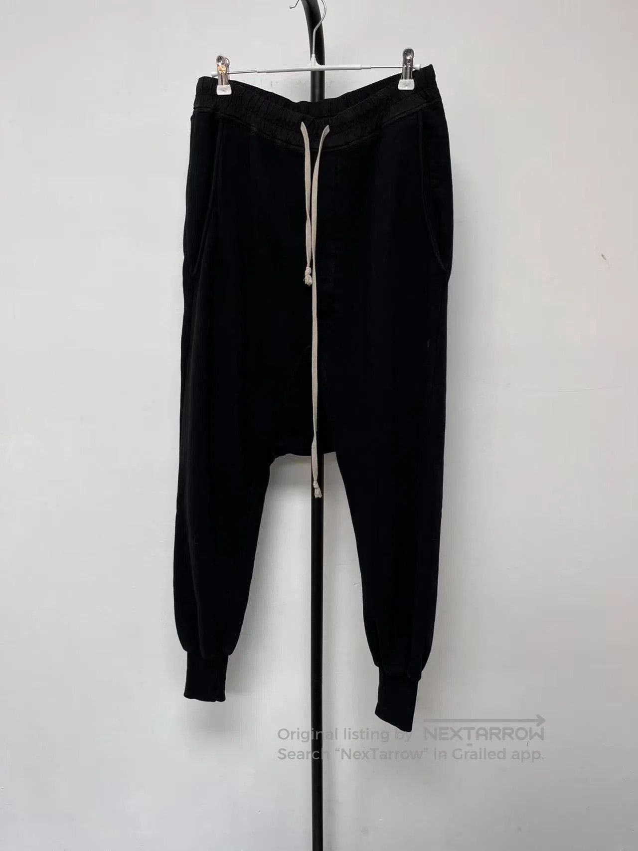 Rick Owens Drkshdw Rick Owens DRKSHDW Solid Drawstring Slouchy Pants. Size US 26 / EU 42 - 1 Thumbnail